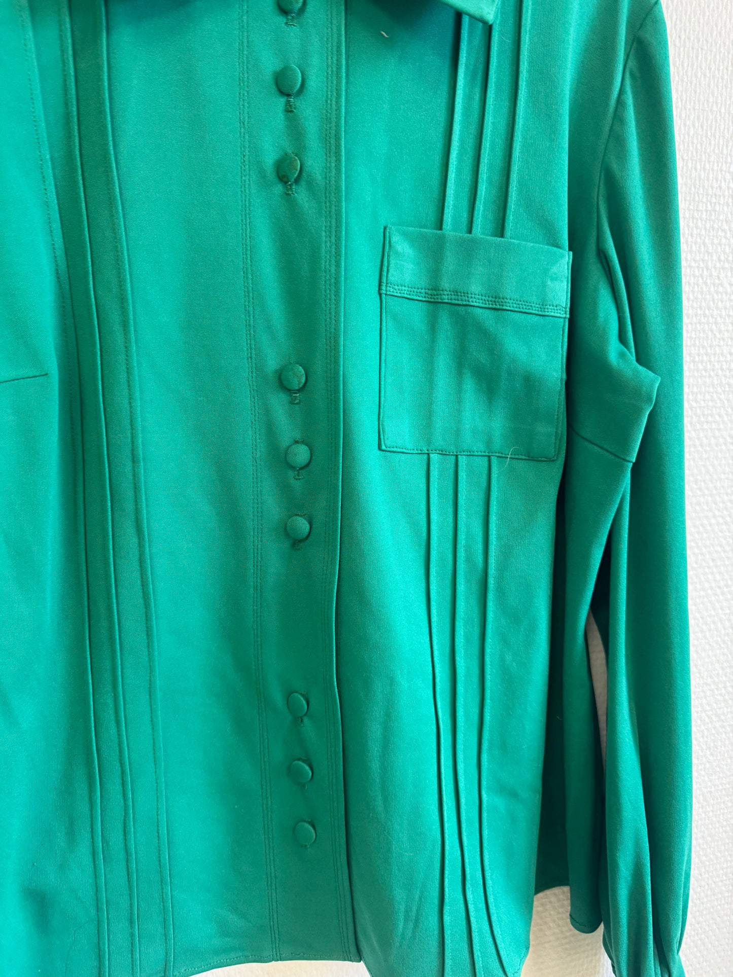 Chemise verte 80s