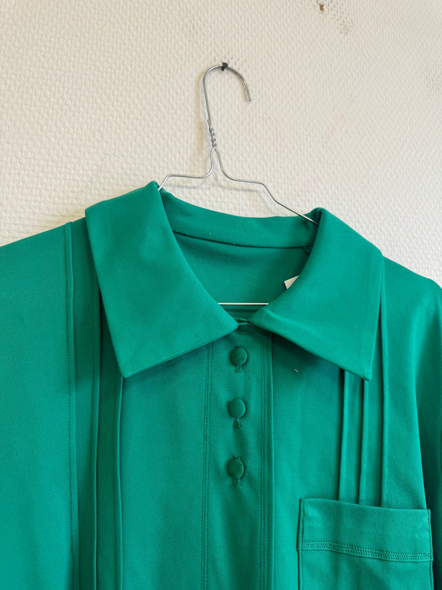 Chemise verte 80s