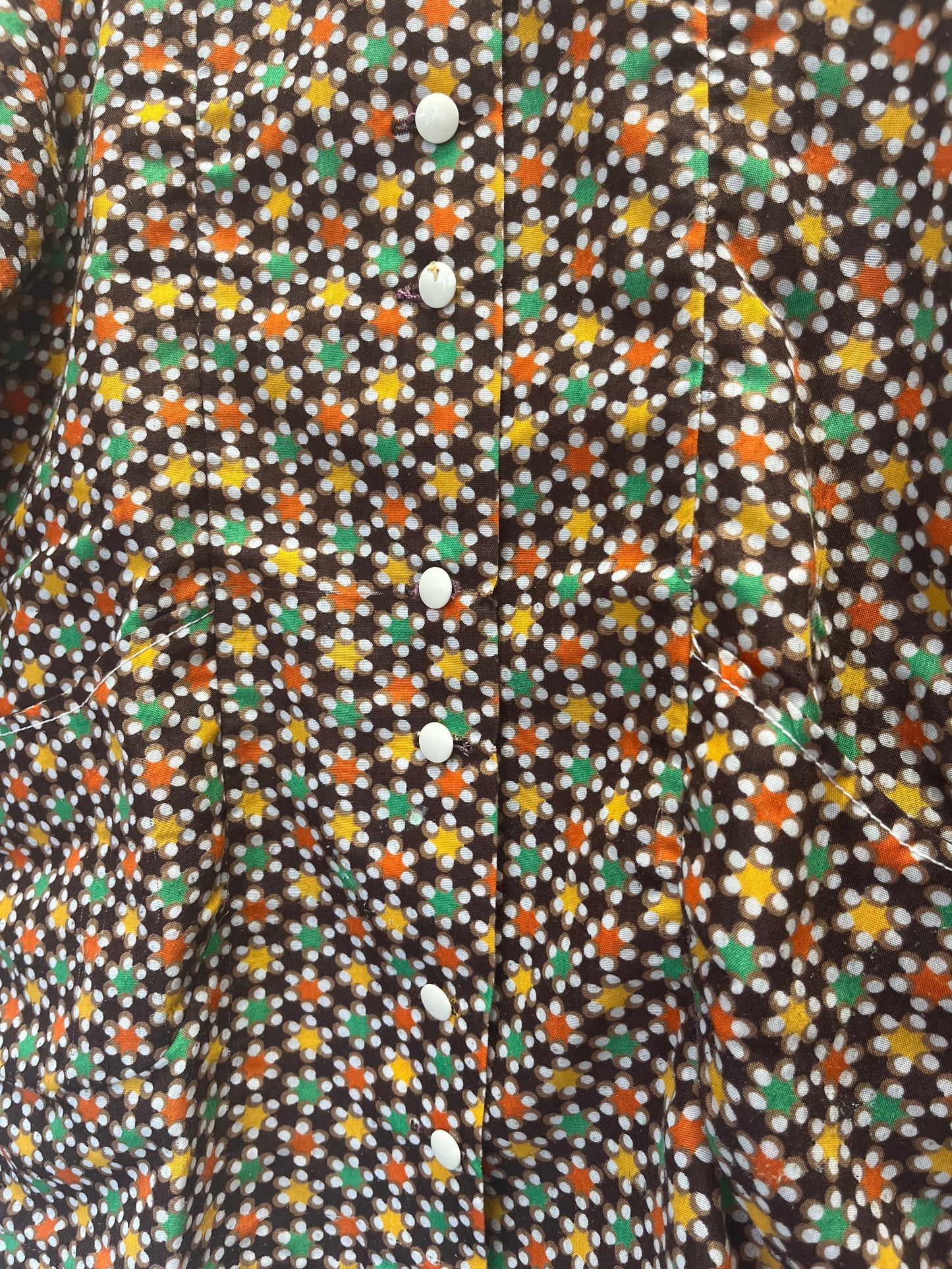 Chemise à motifs 70s