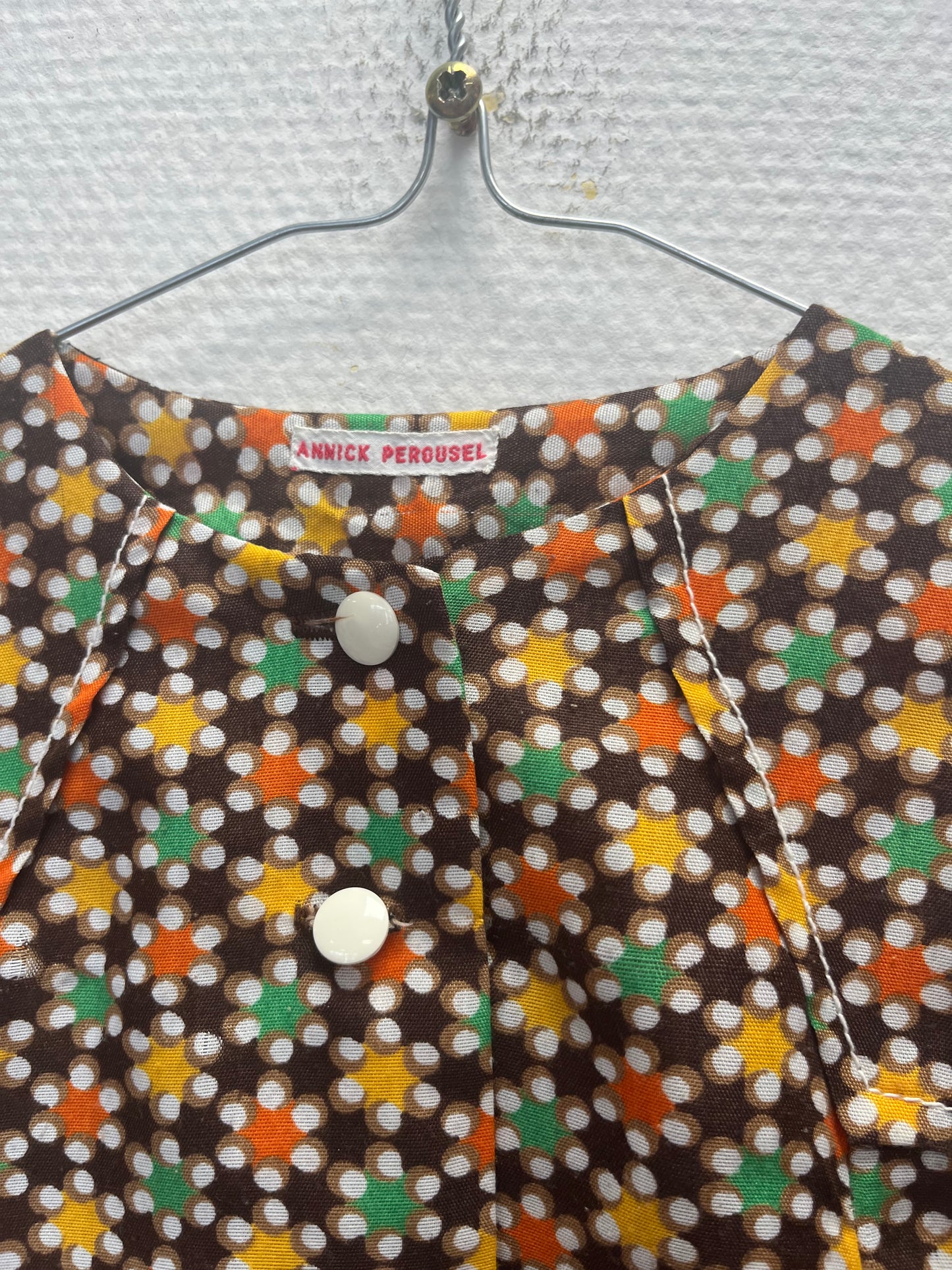 Chemise à motifs 70s