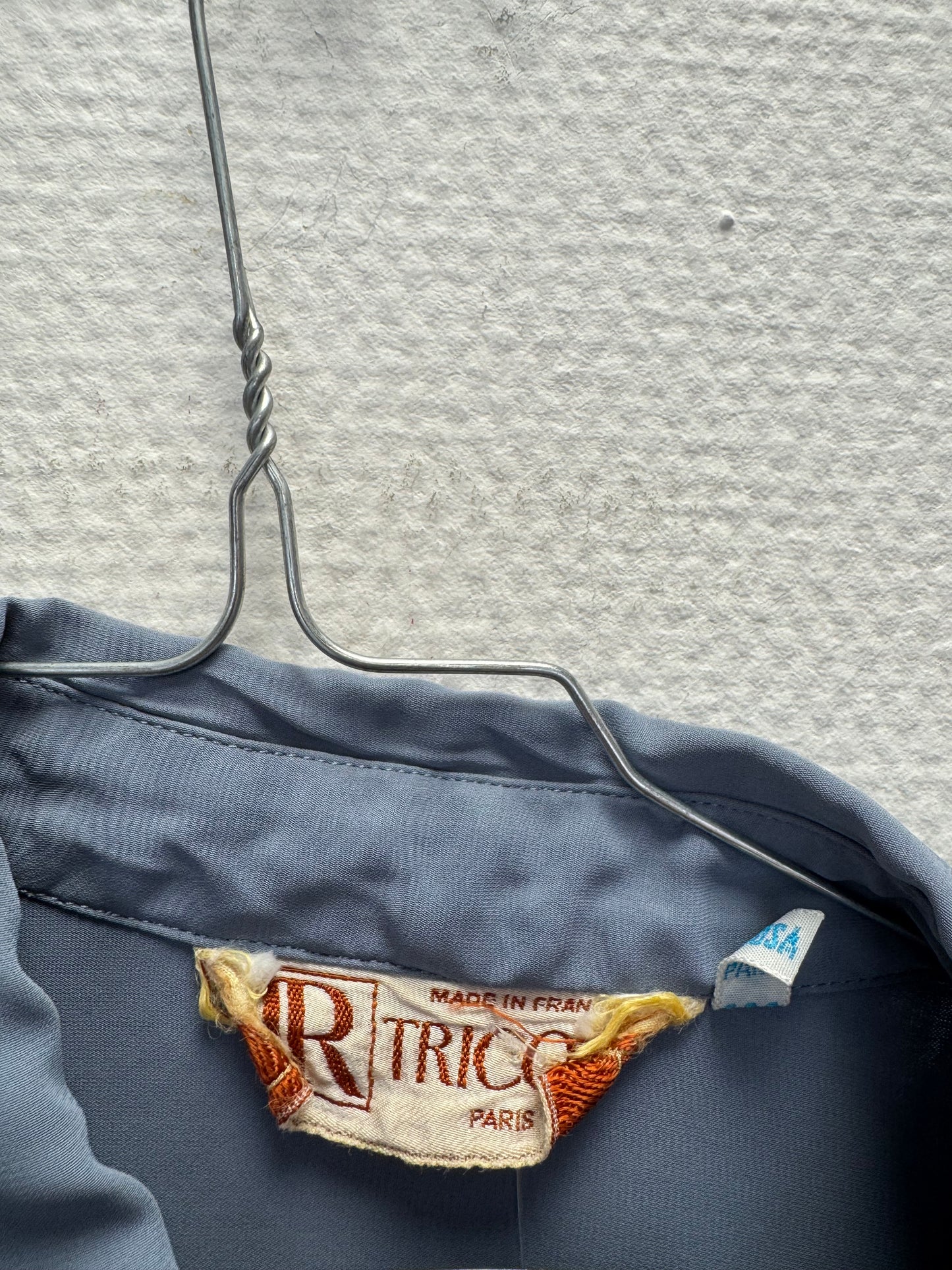 Chemise uni 80s