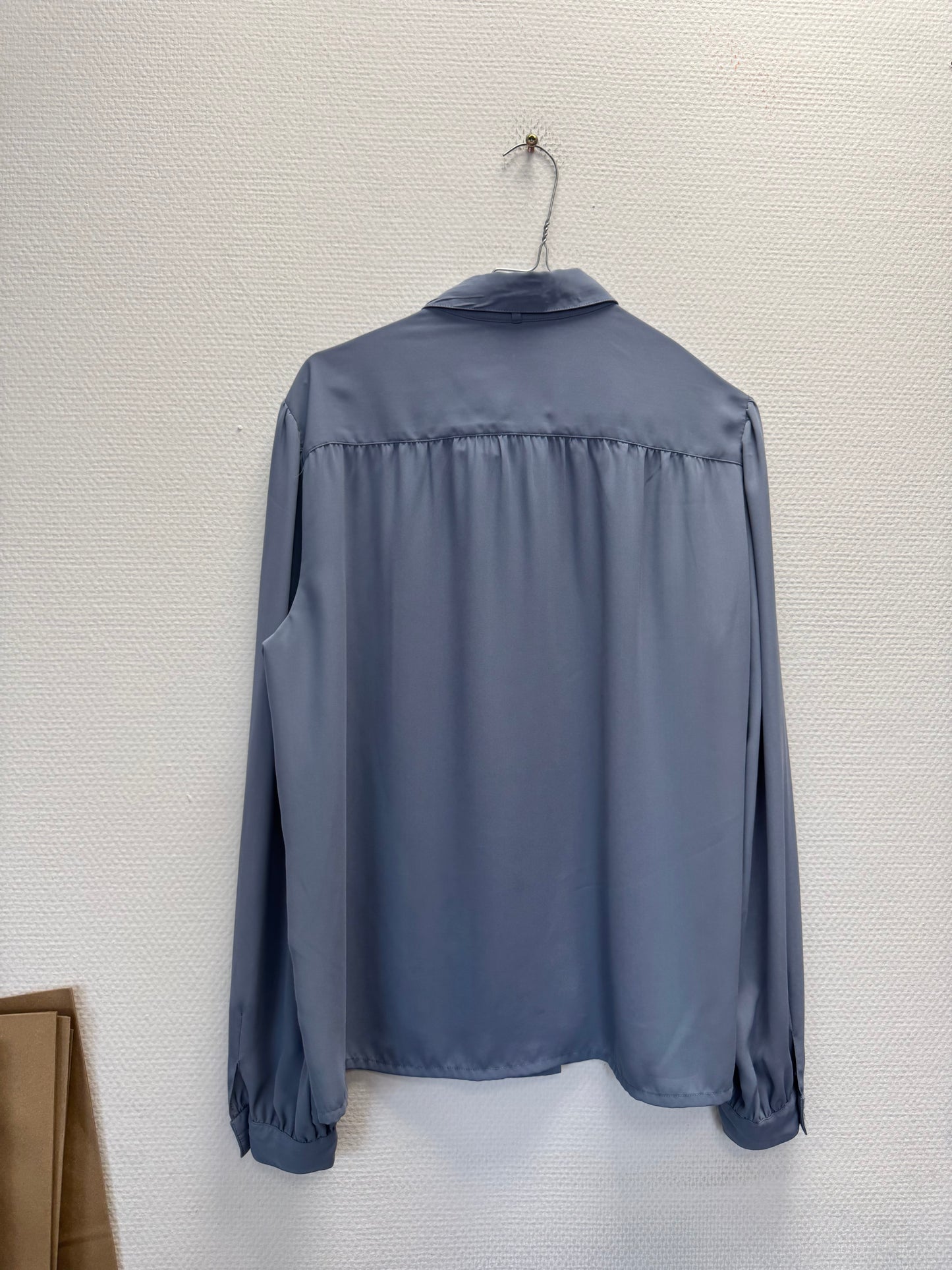 Chemise uni 80s