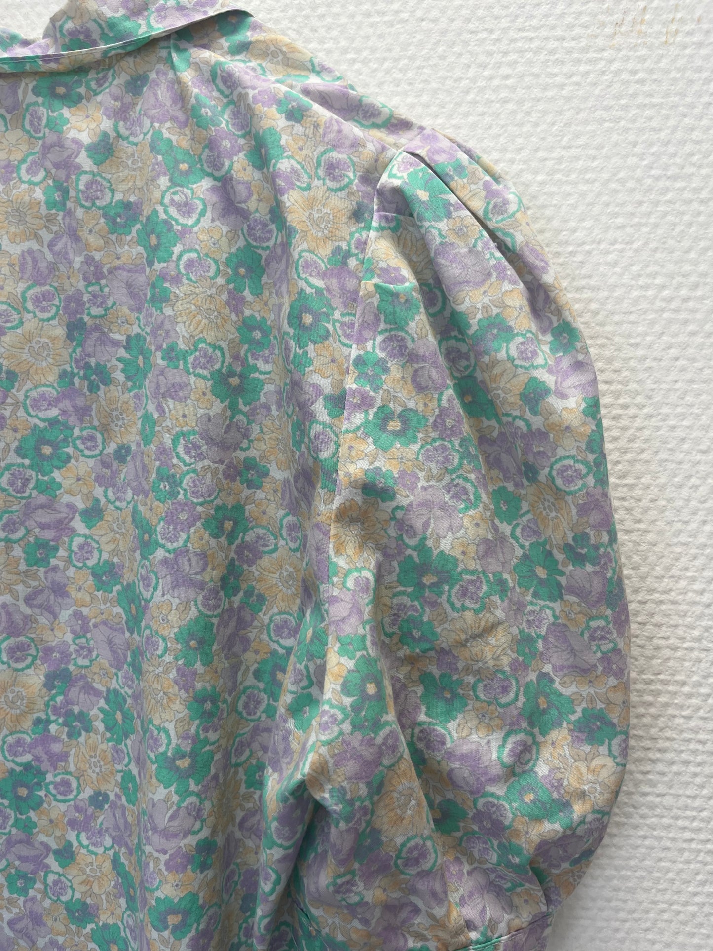 Chemise à fleurs 70s