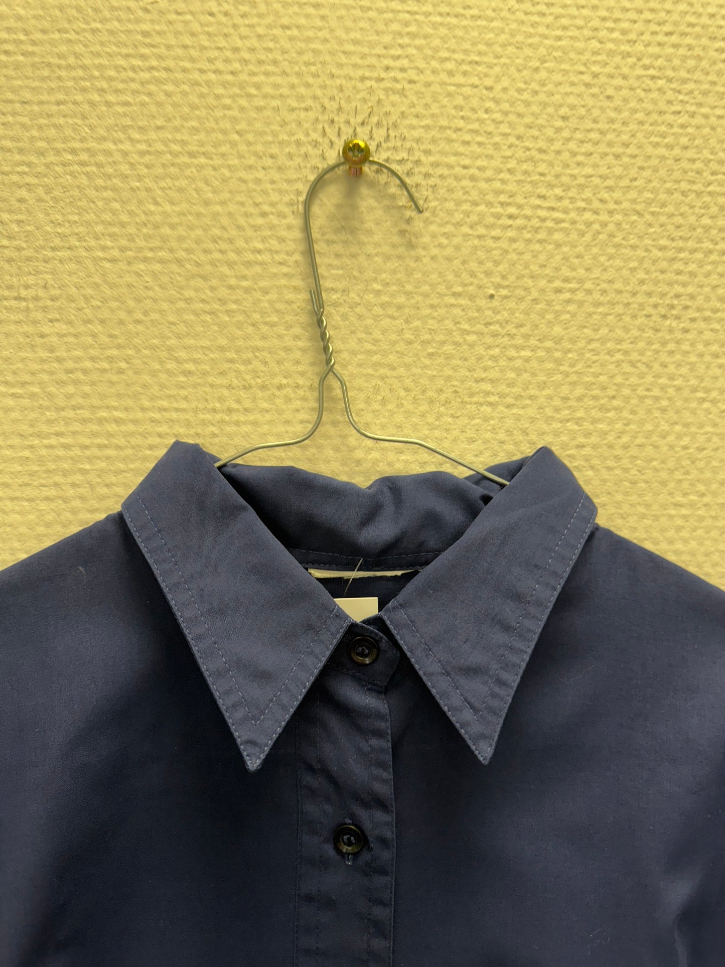 Chemise uni bleu marine