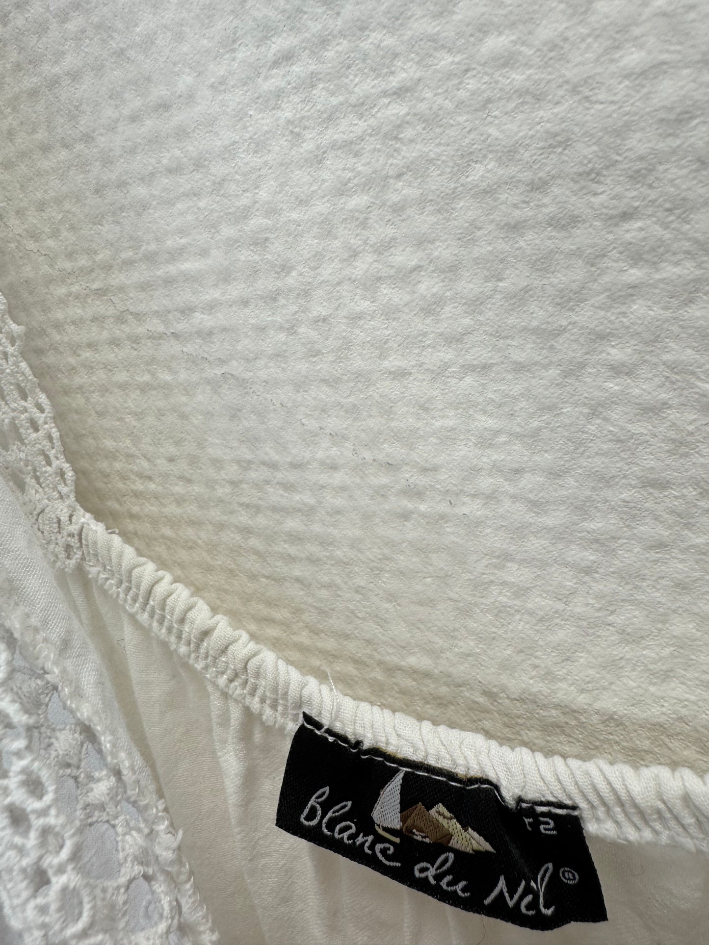 Robe longue Blanc du Nil