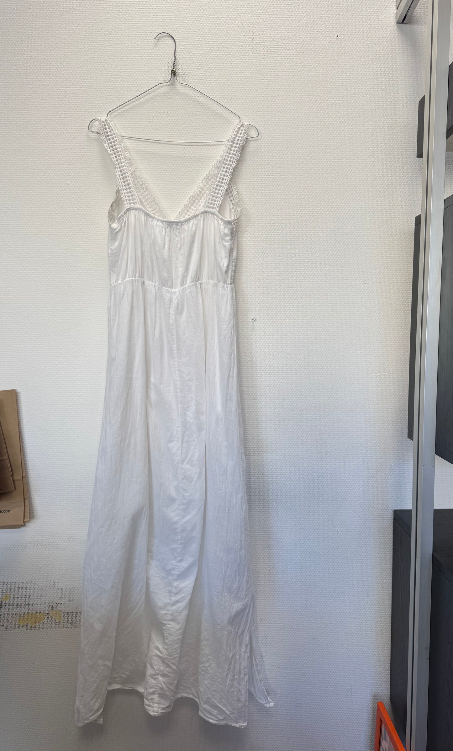 Robe longue Blanc du Nil