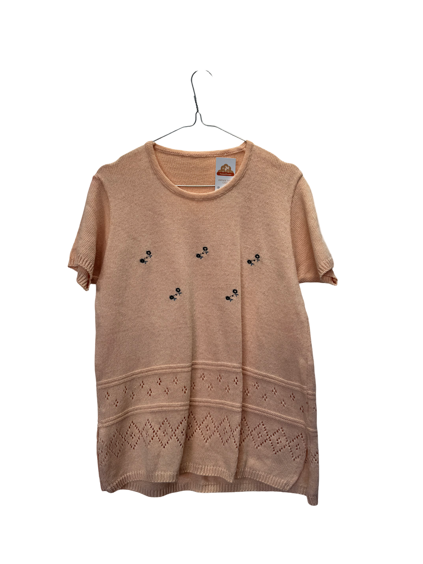 Pull à fleurs
