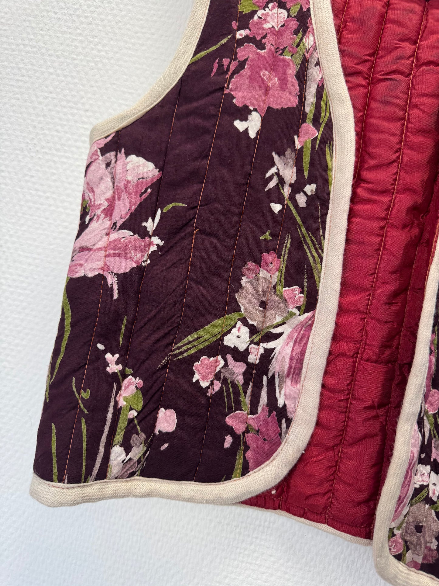Veston à fleurs 70s