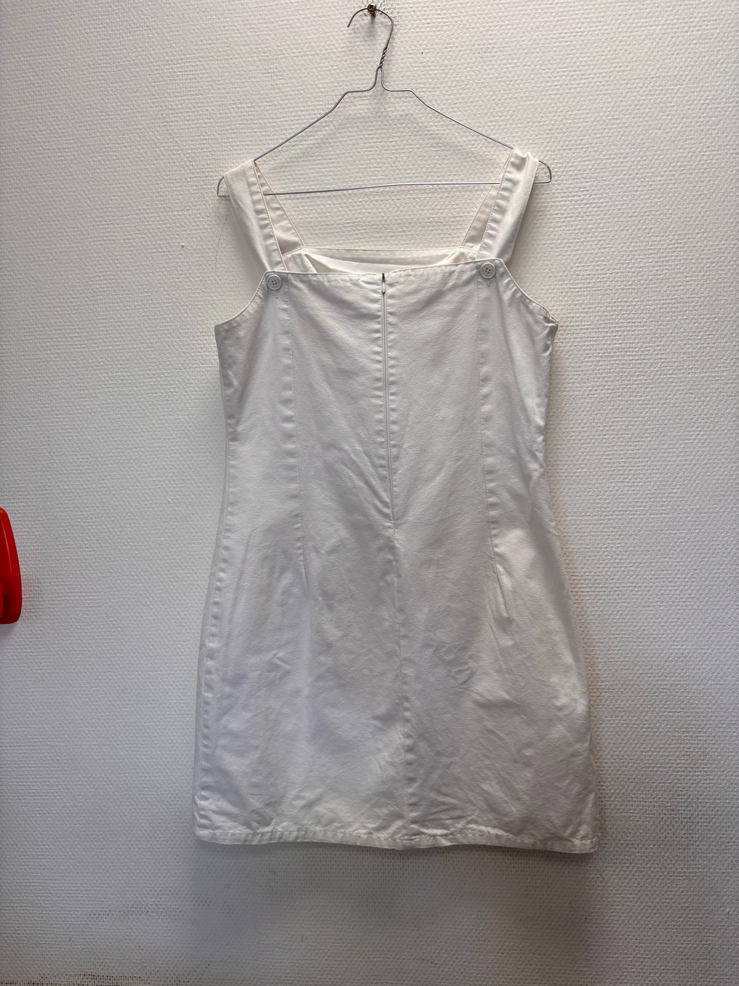 Robe courte blanche