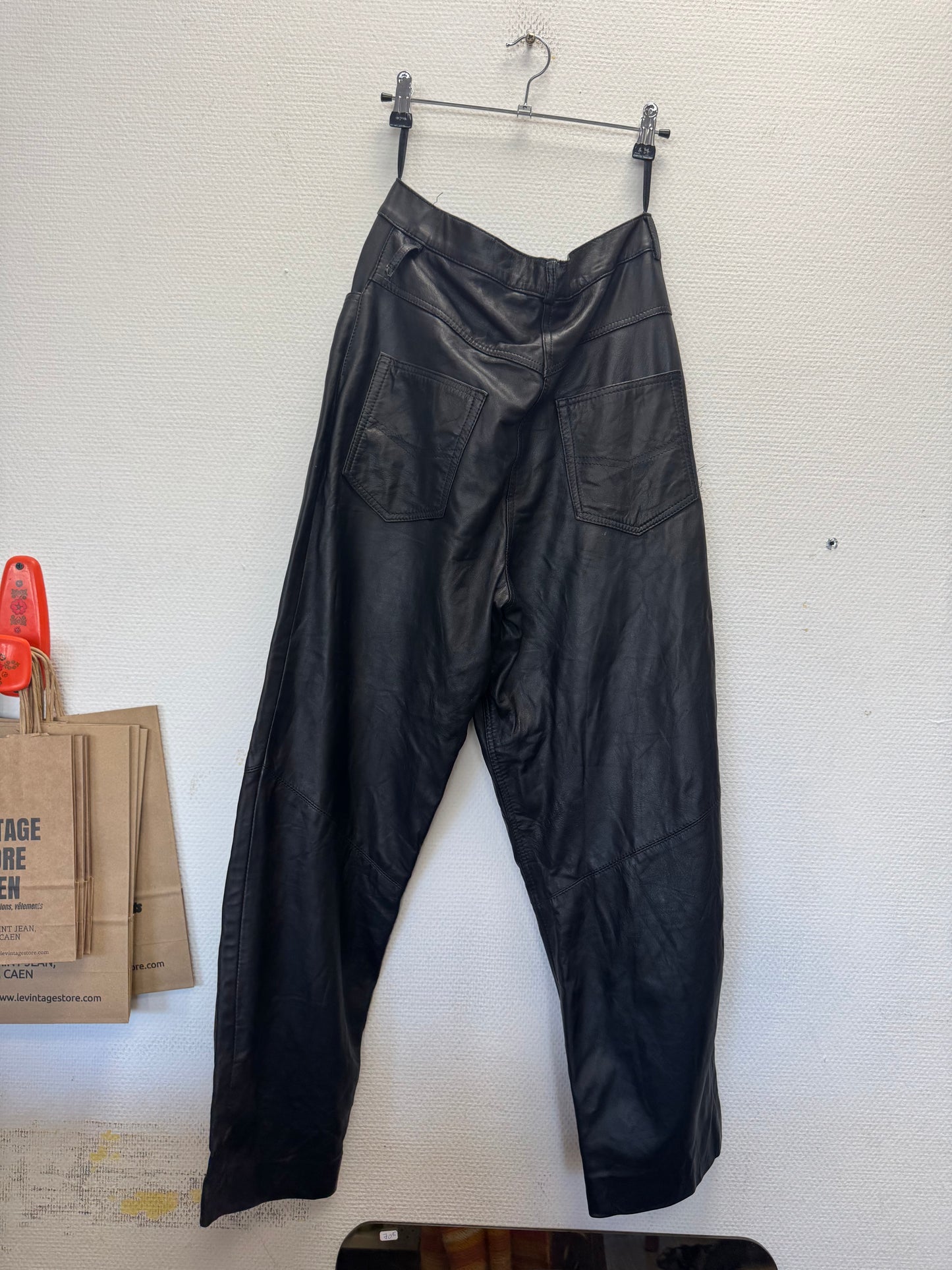 Pantalon en cuir
