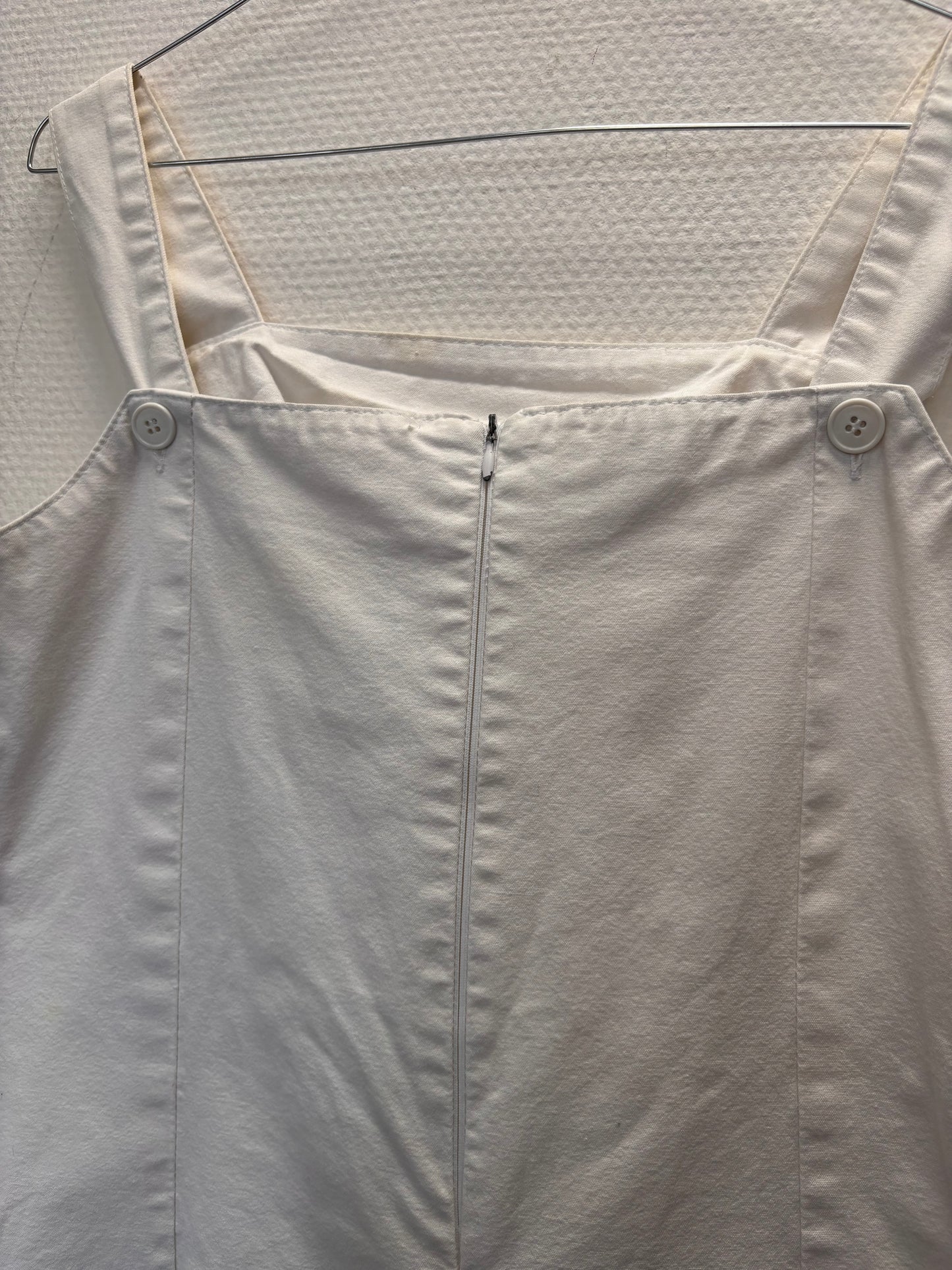 Robe courte blanche