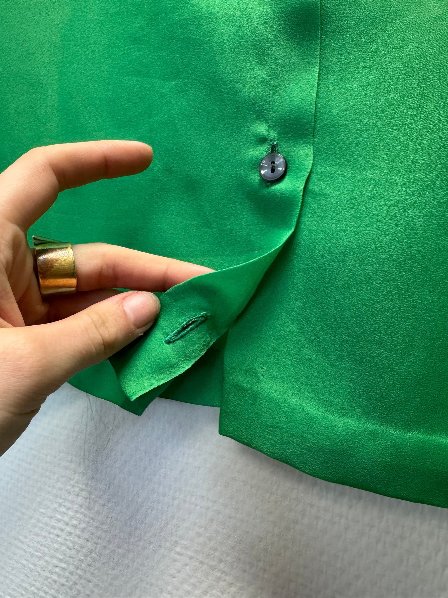 Chemise verte 60s