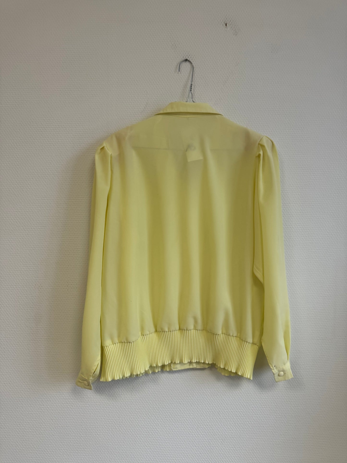 Chemise jaune 80s