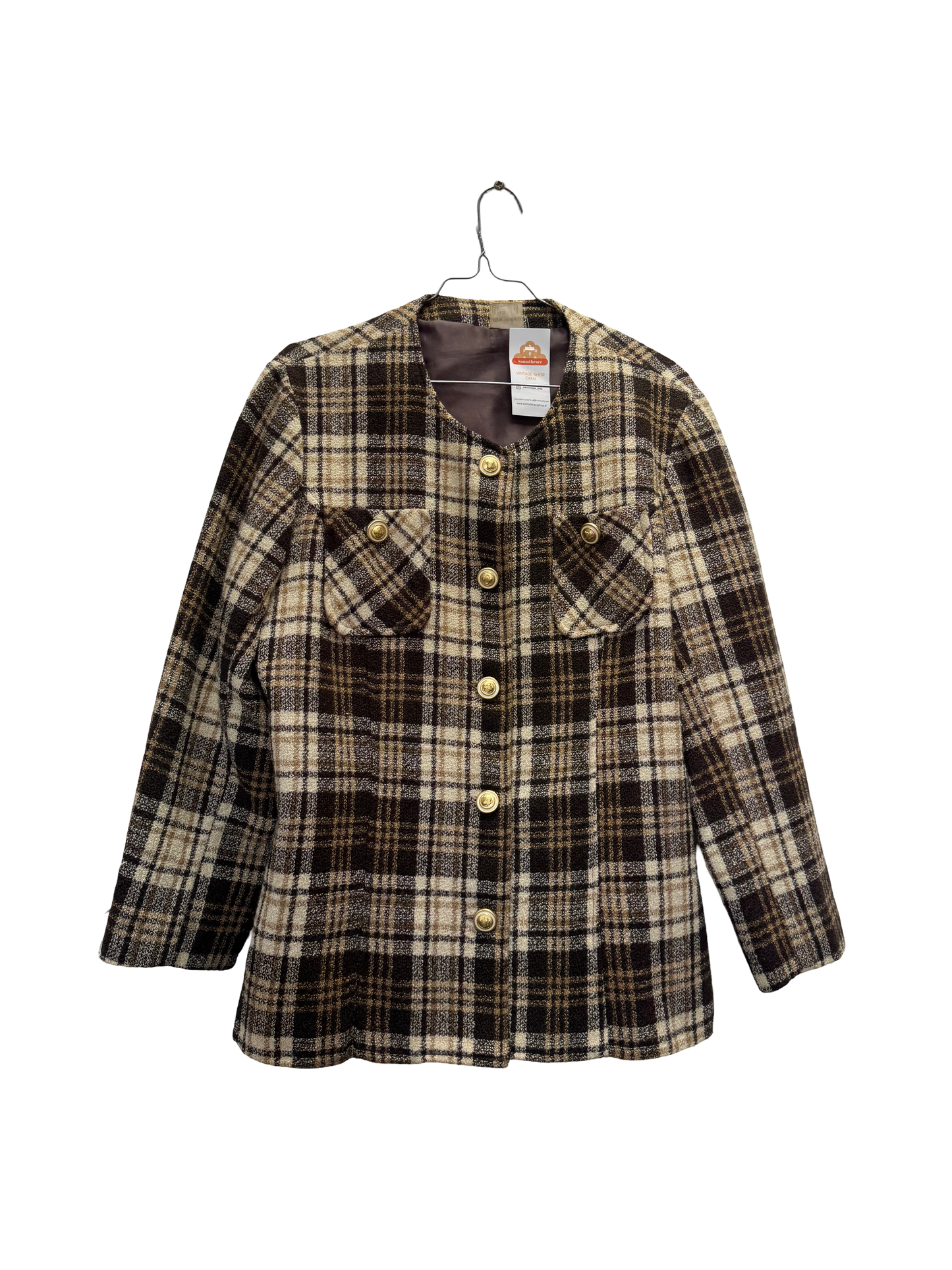 Veste à carreaux