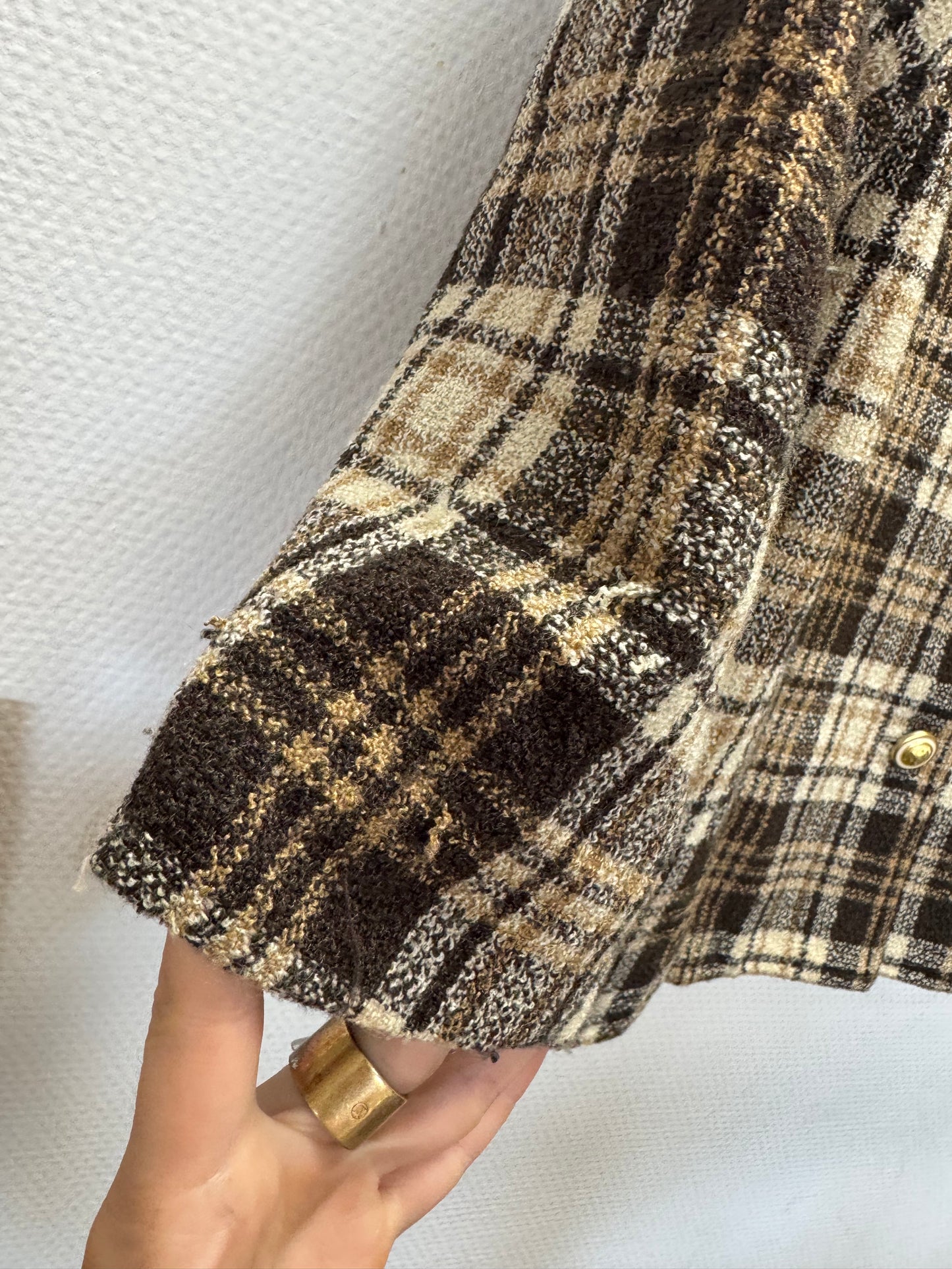 Veste à carreaux