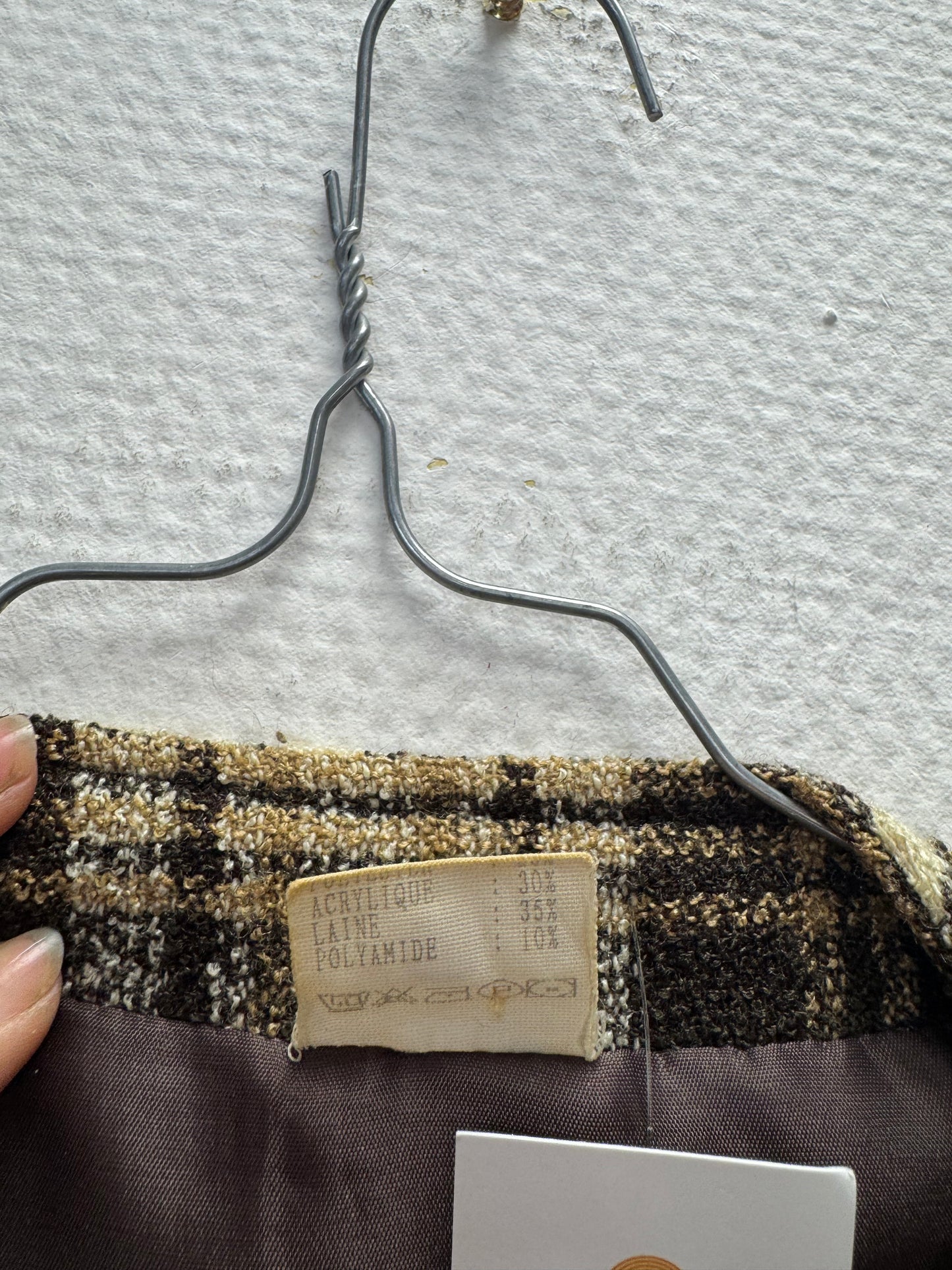 Veste à carreaux