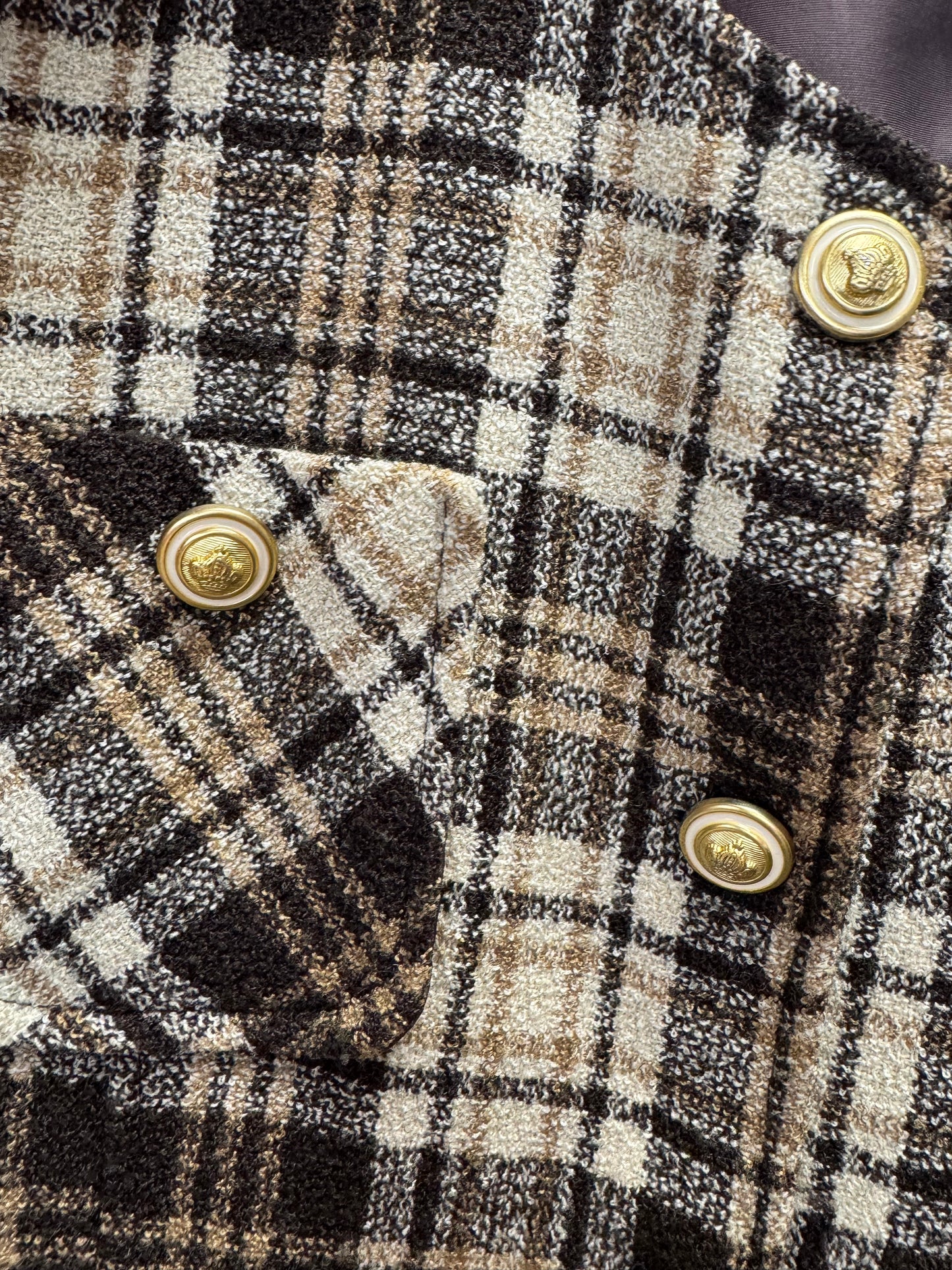 Veste à carreaux