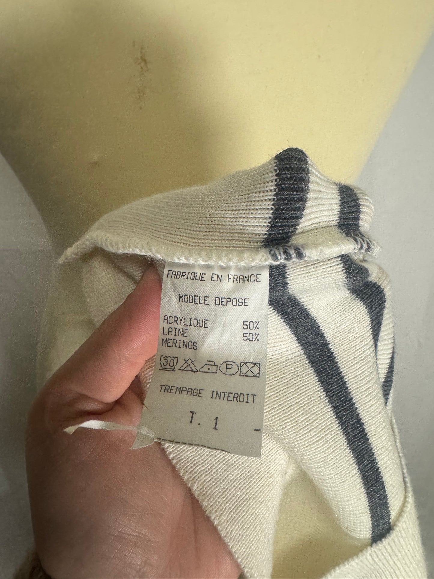 Col roulé marinière