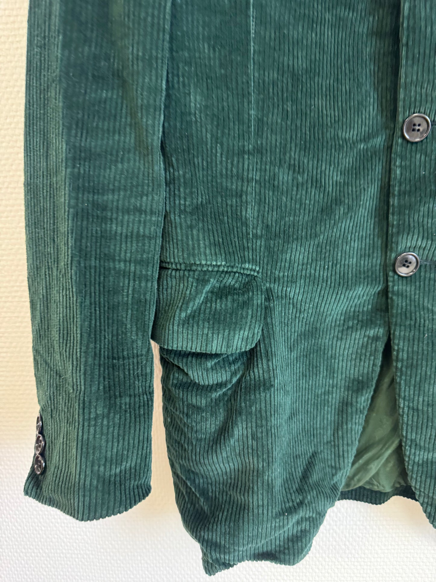 Veste en velours vert