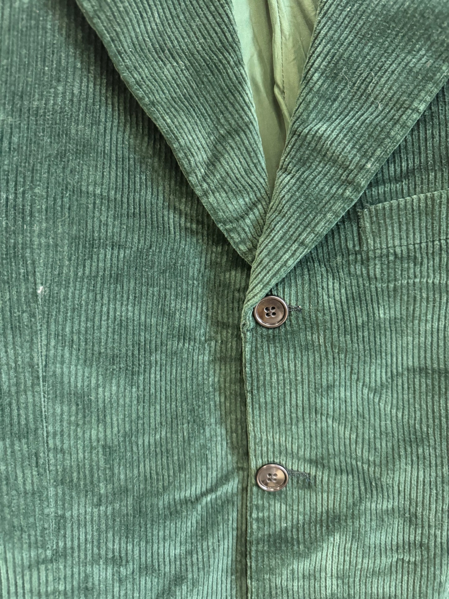 Veste en velours vert