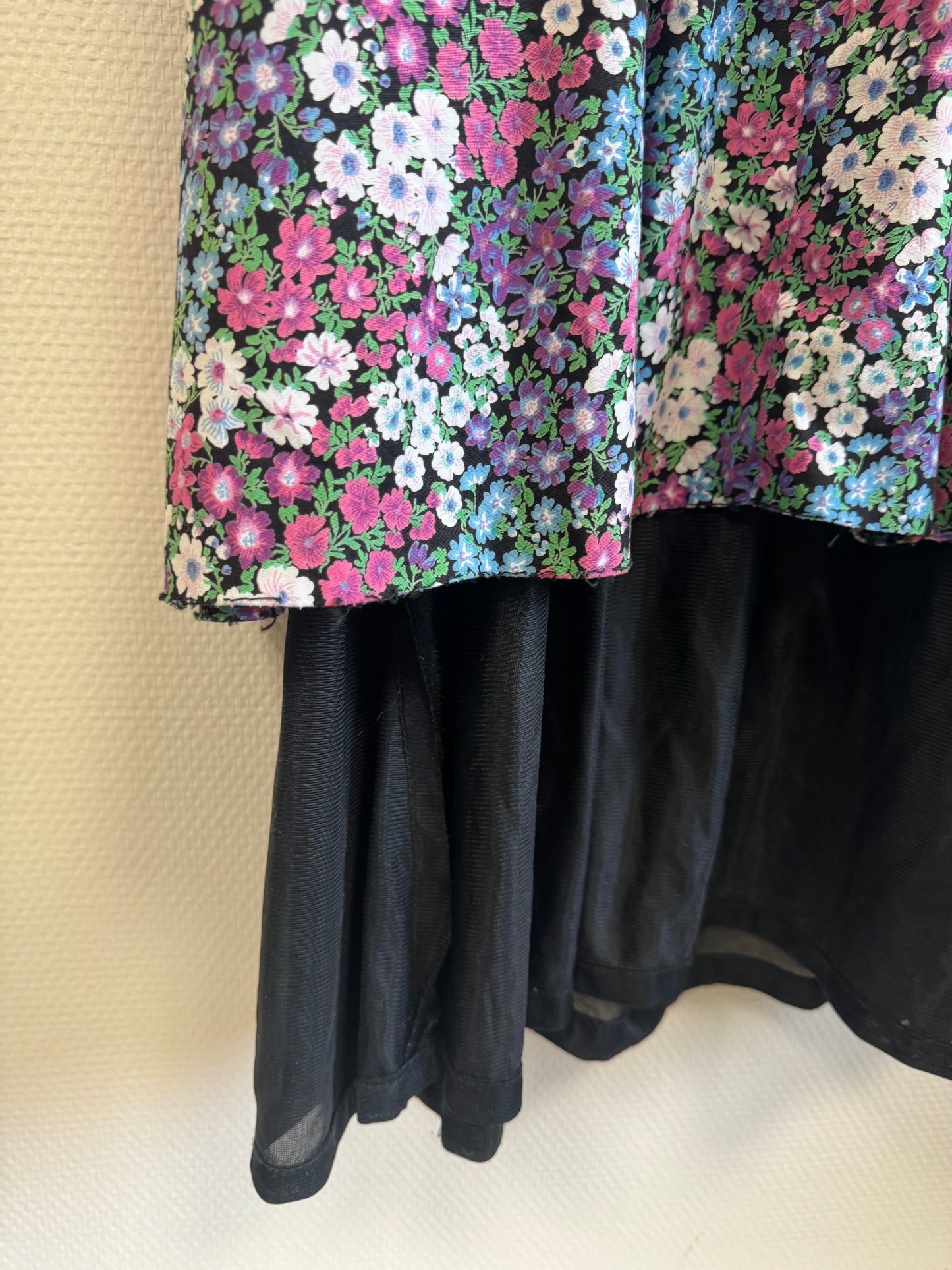Robe à fleurs 70s