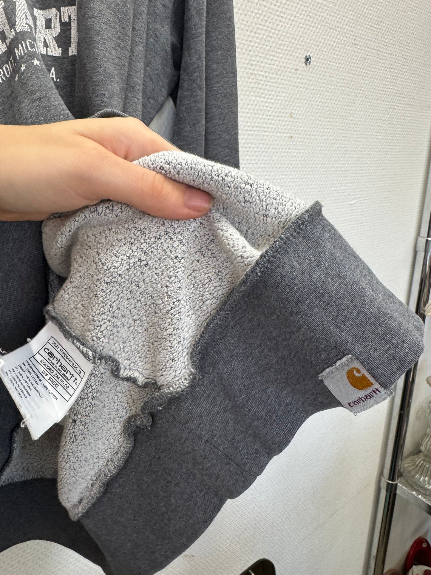 Sweat gris Carhartt