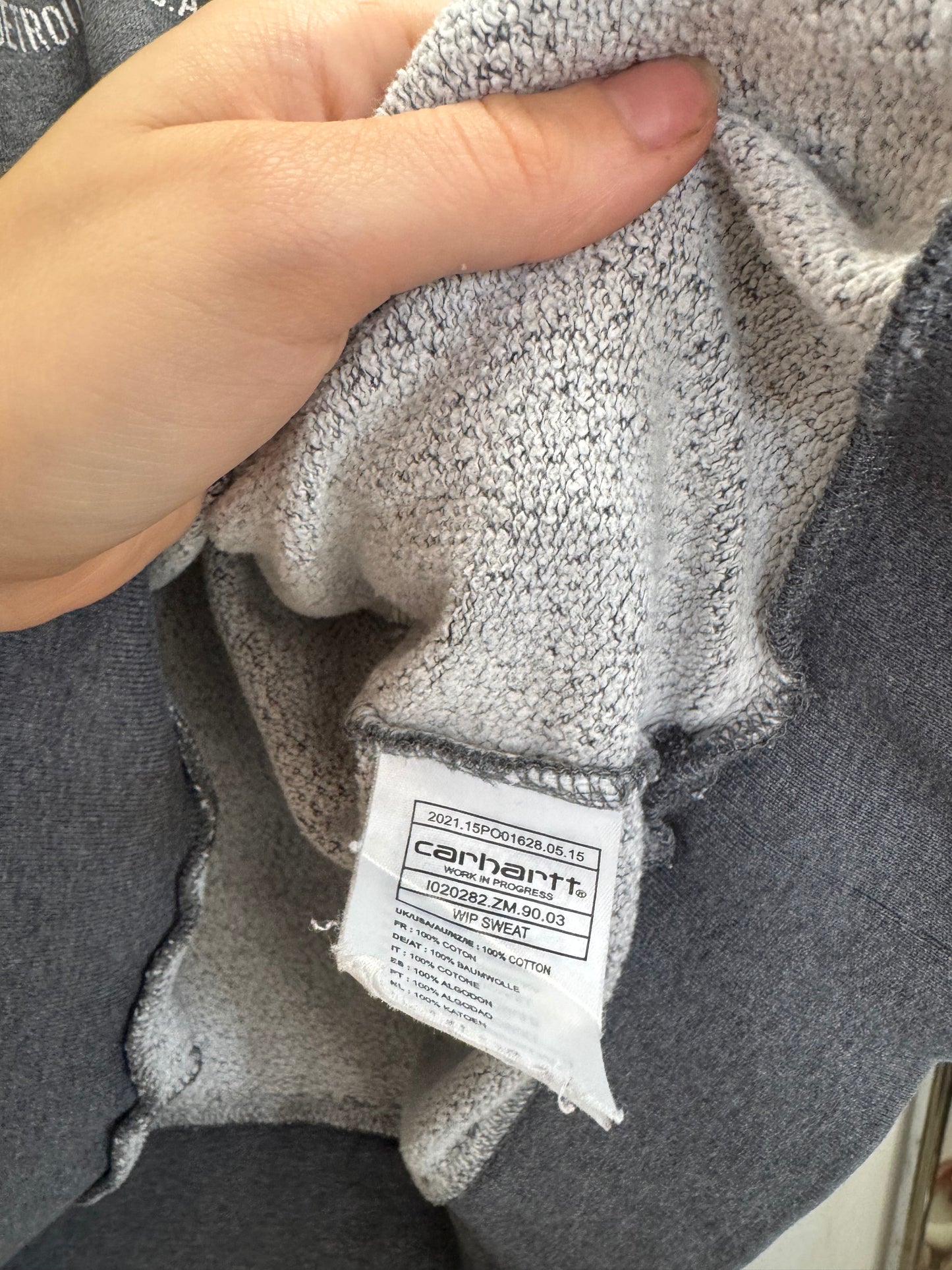Sweat gris Carhartt