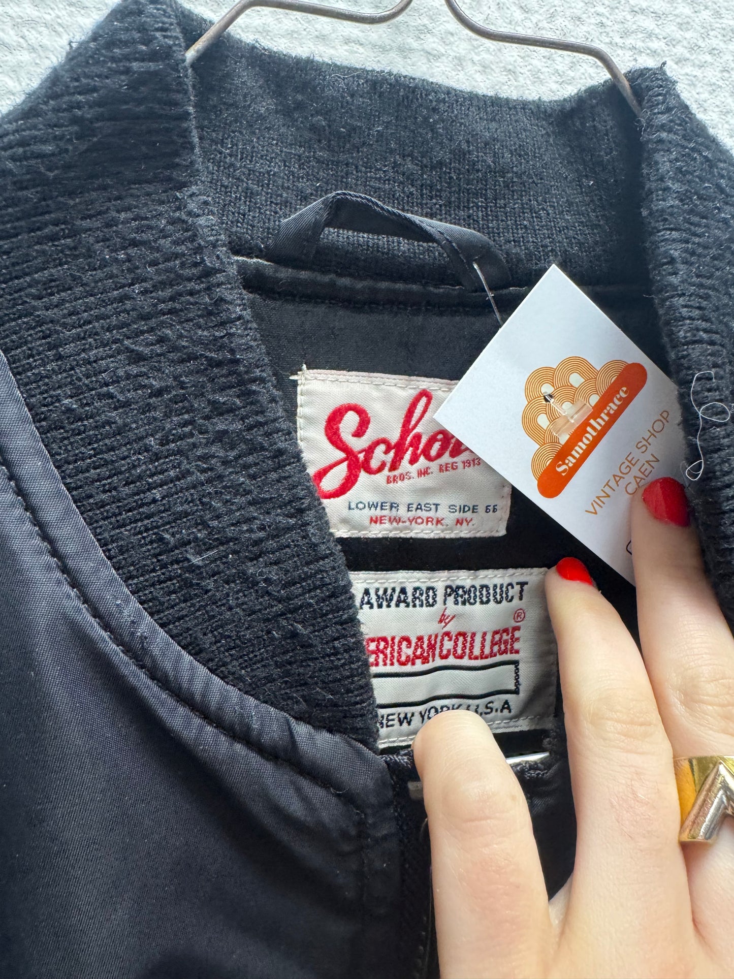 Blouson noir Schott