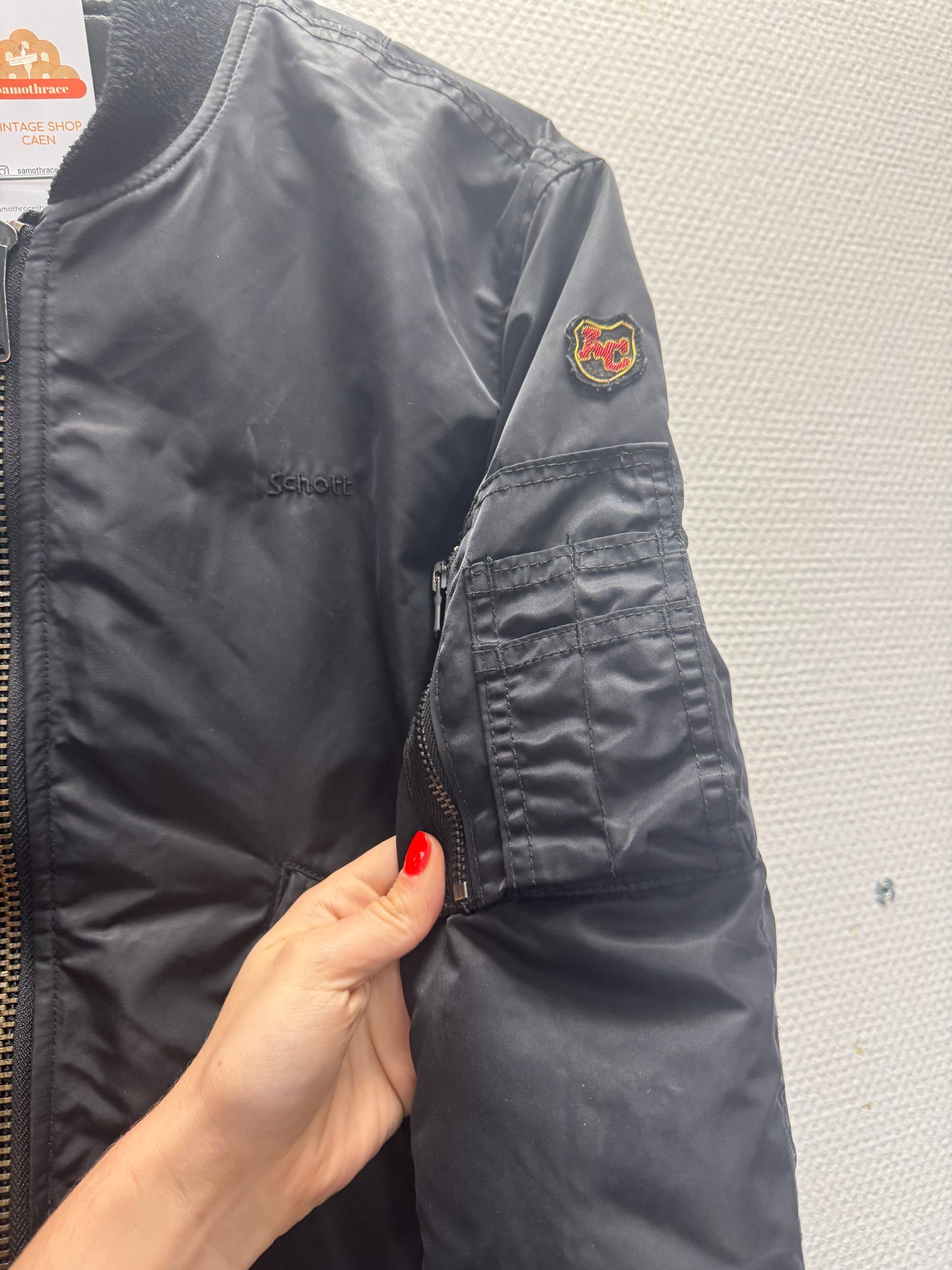 Blouson noir Schott