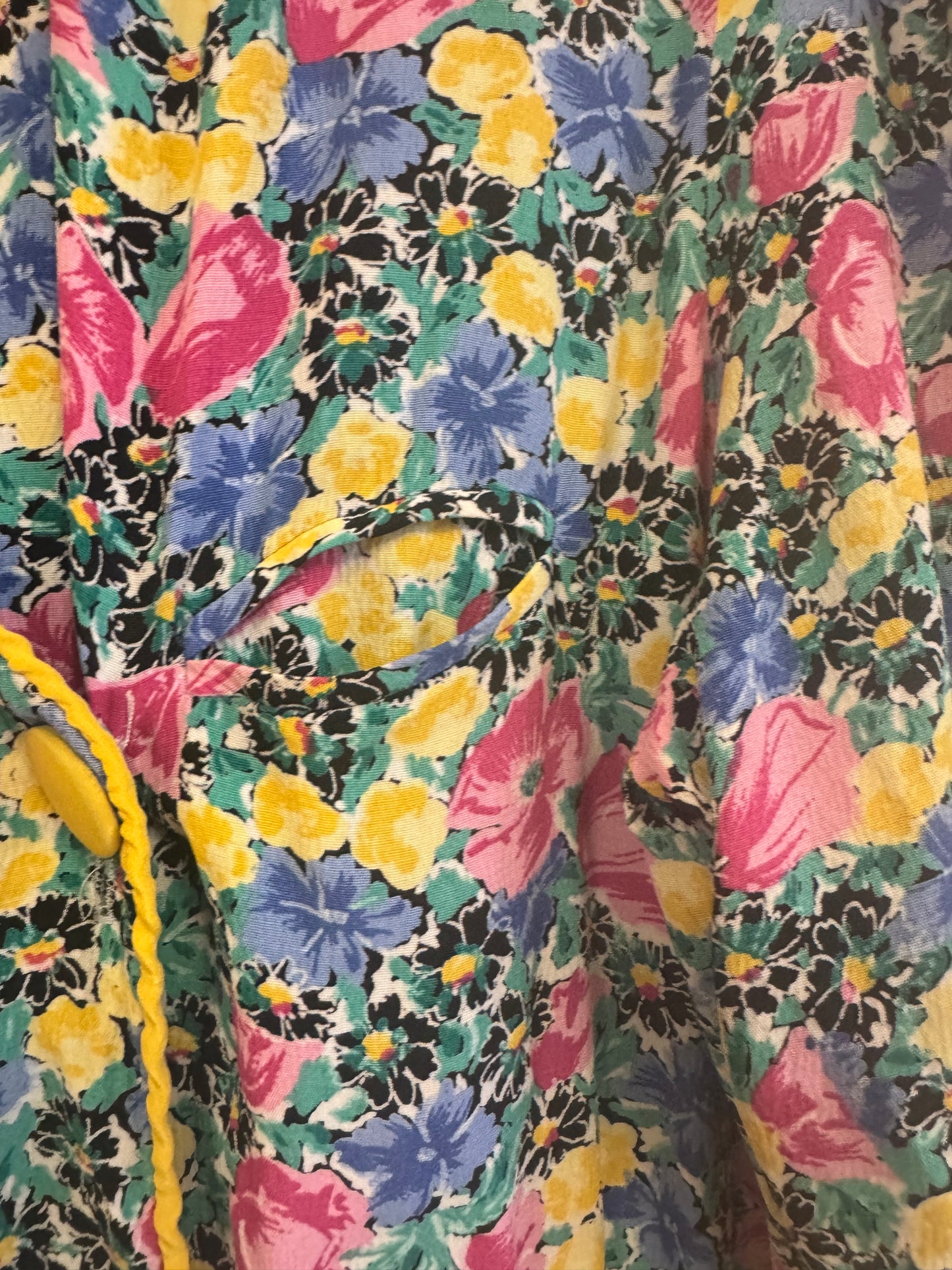 Robe à fleurs 80s
