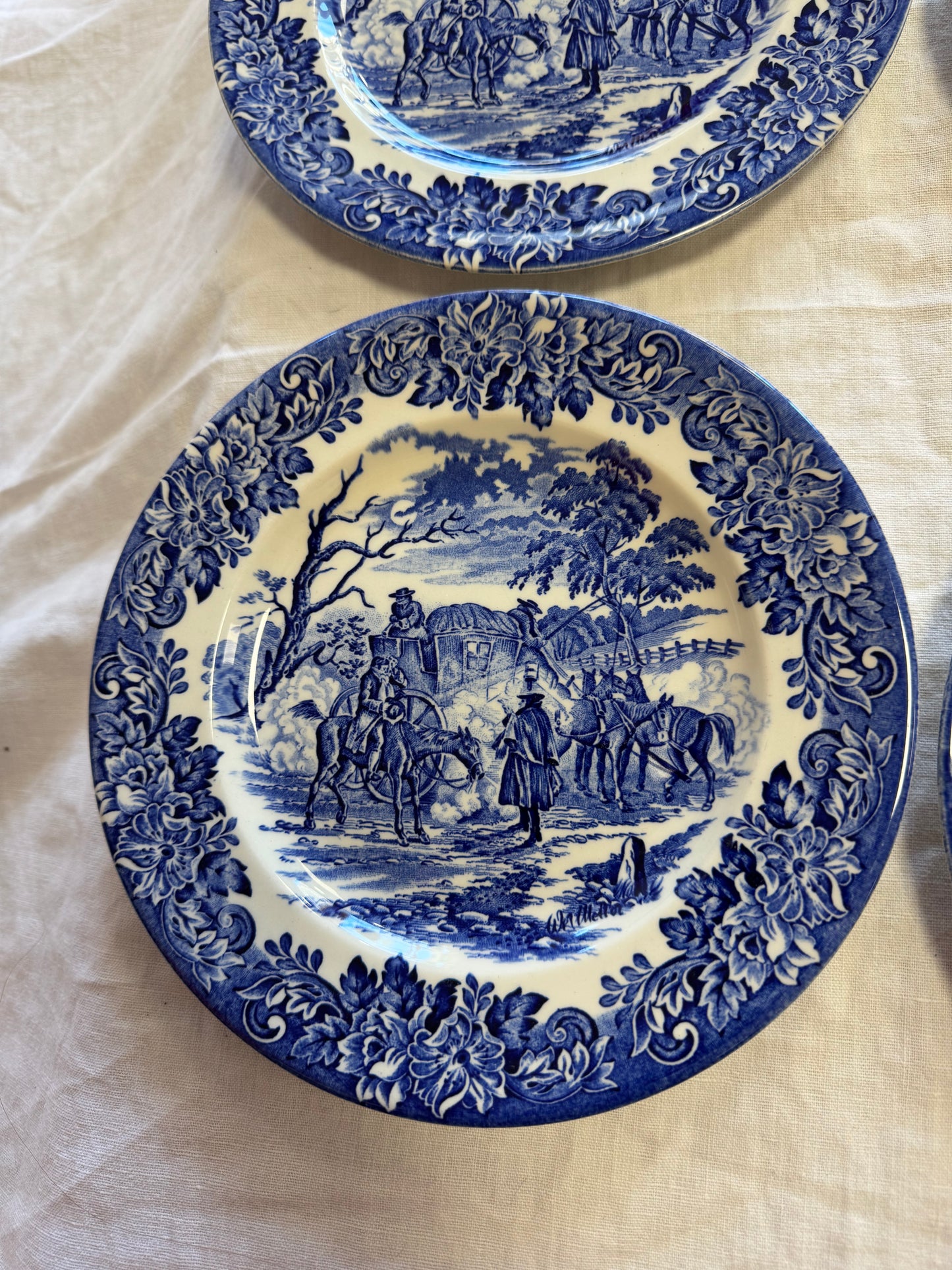 Assiettes à dessert anglaise