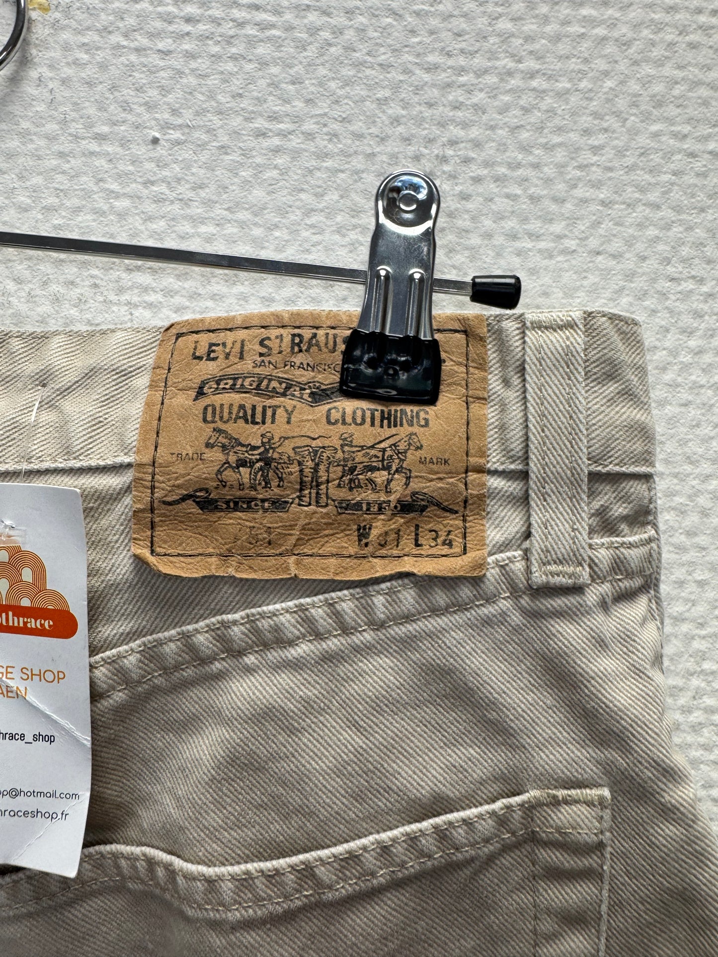 Short en jean Levis