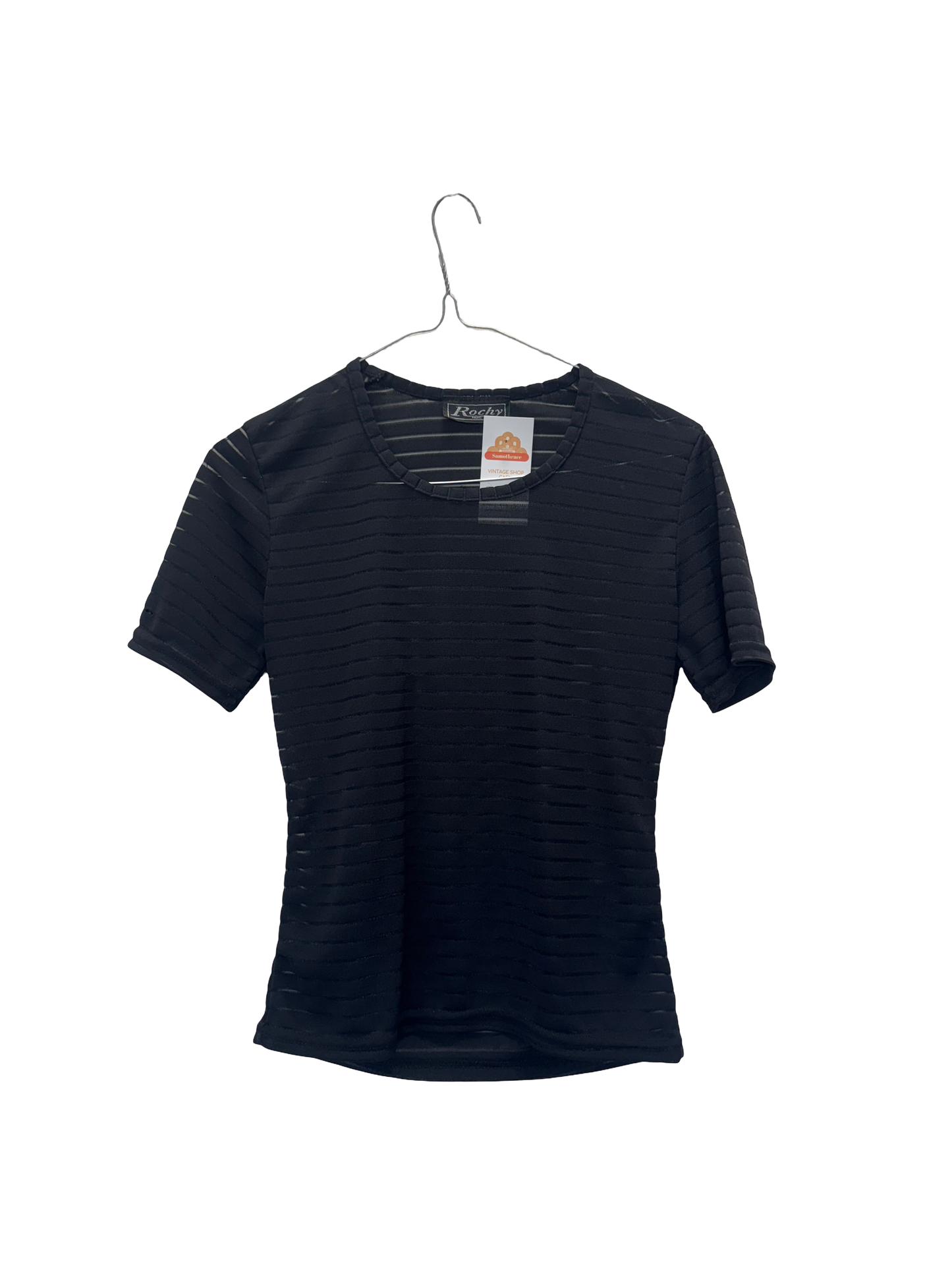 T-shirt noir Y2K