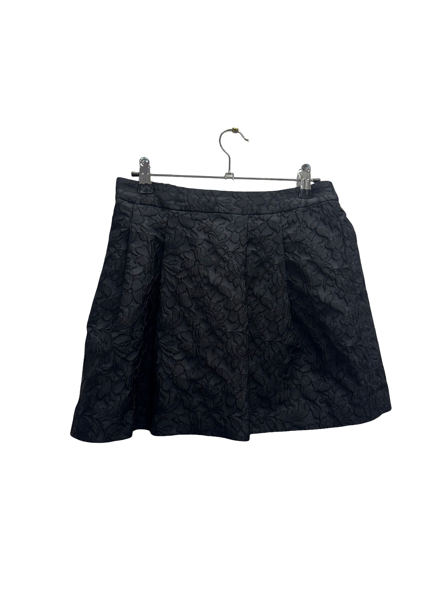Jupe jacquard noir