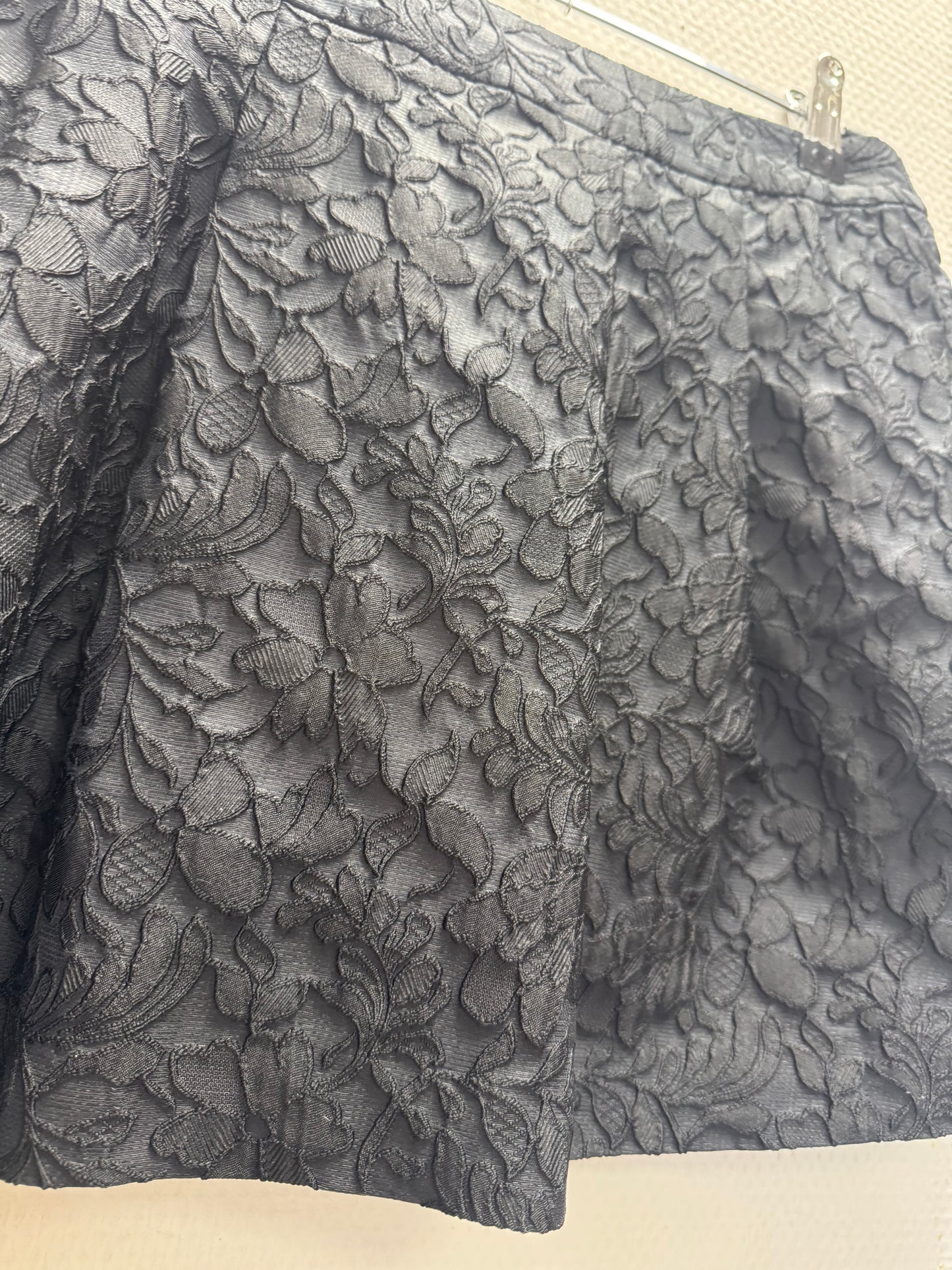 Jupe jacquard noir