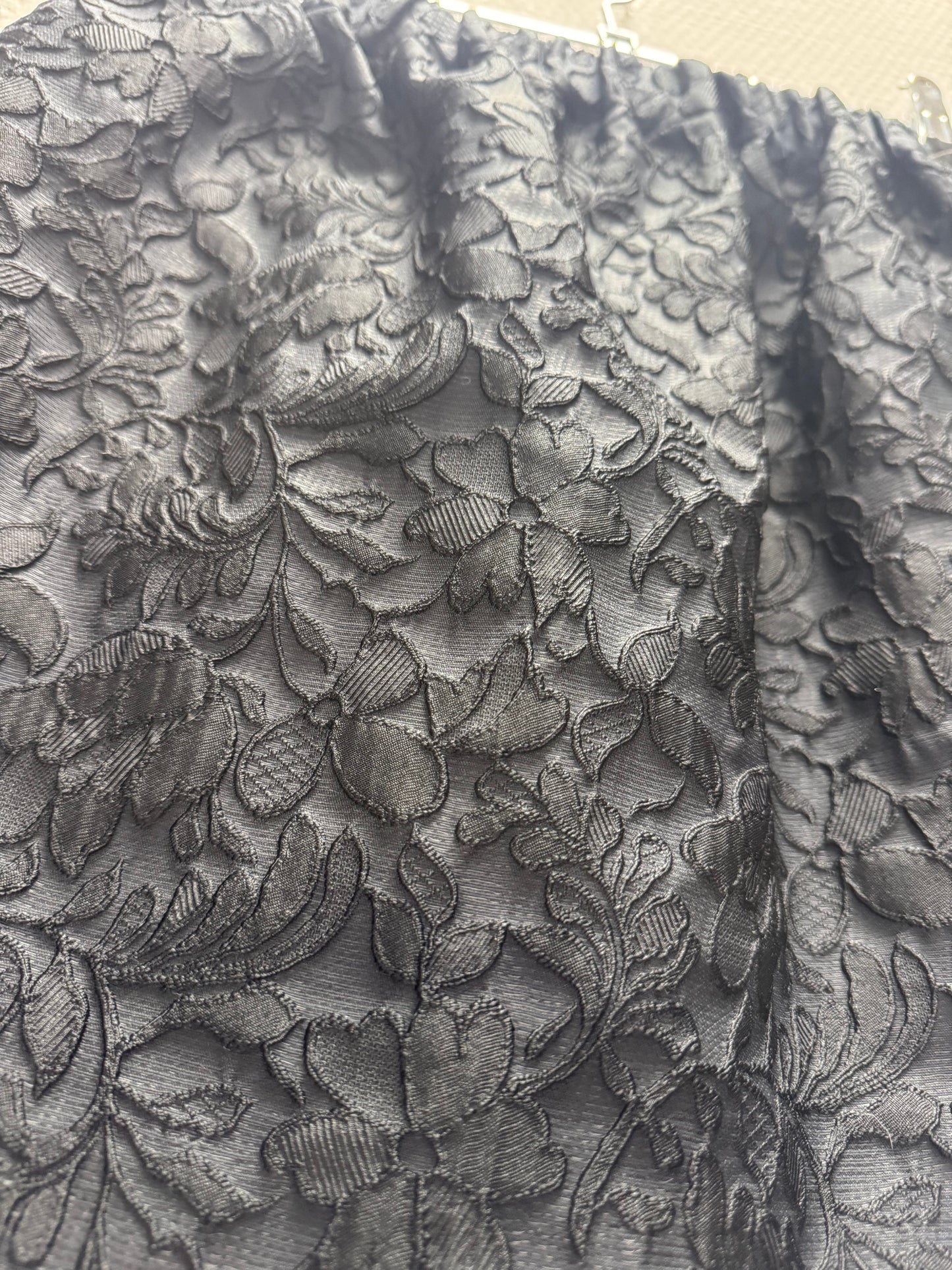Jupe jacquard noir