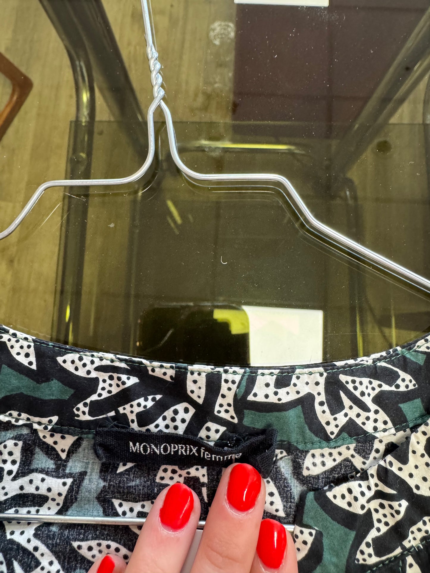 Blouse à fleurs Monoprix