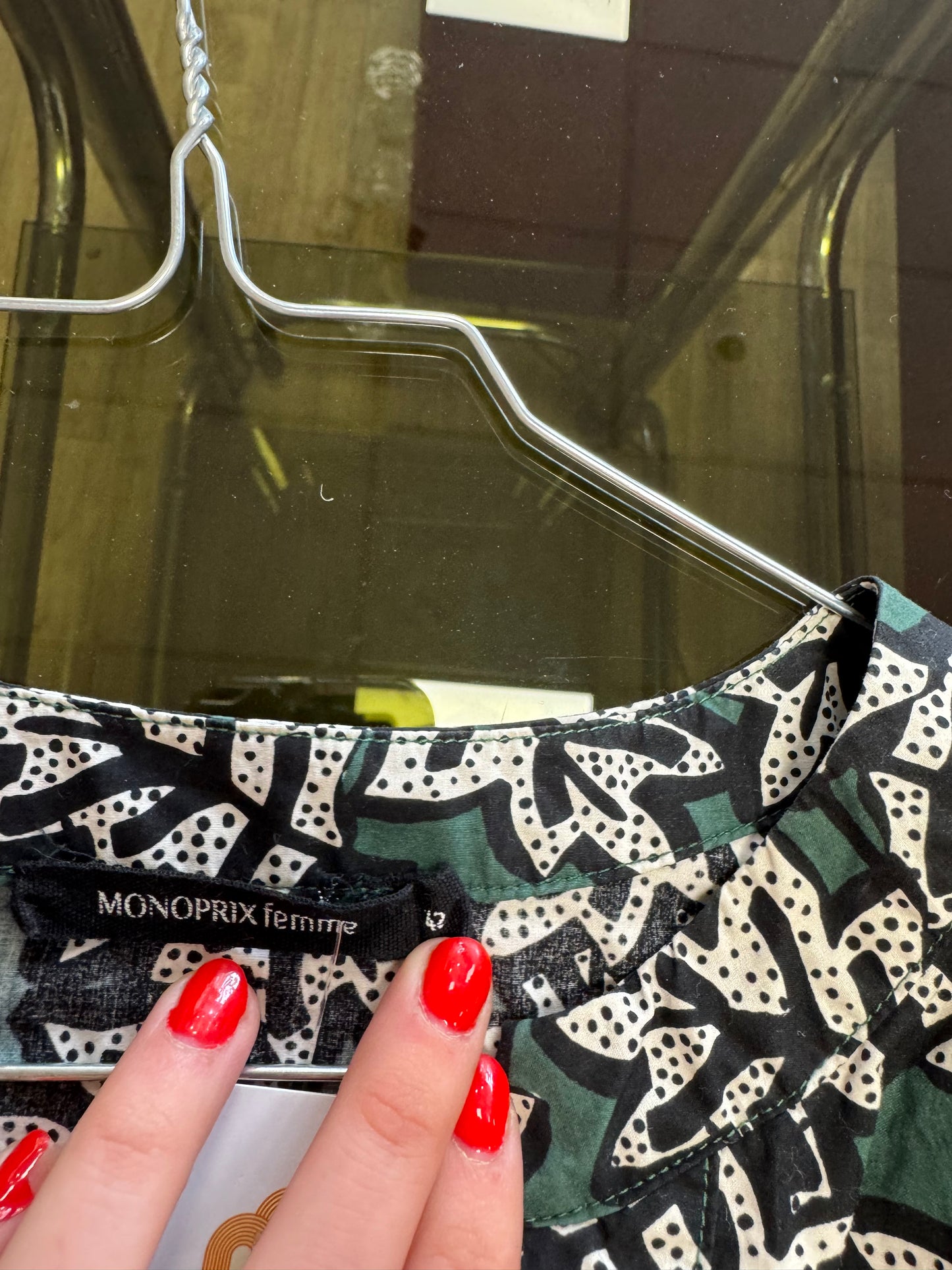 Blouse à fleurs Monoprix