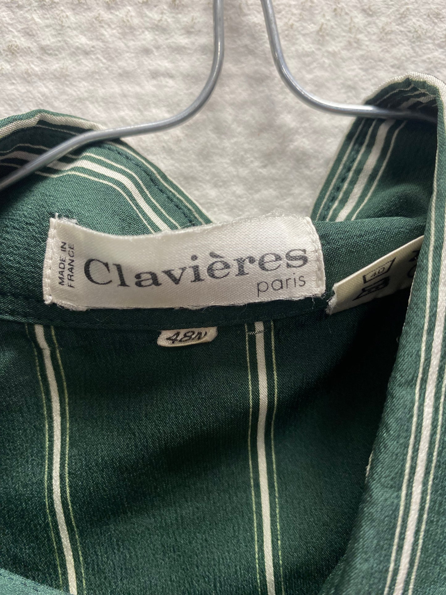Chemise à rayures 70s