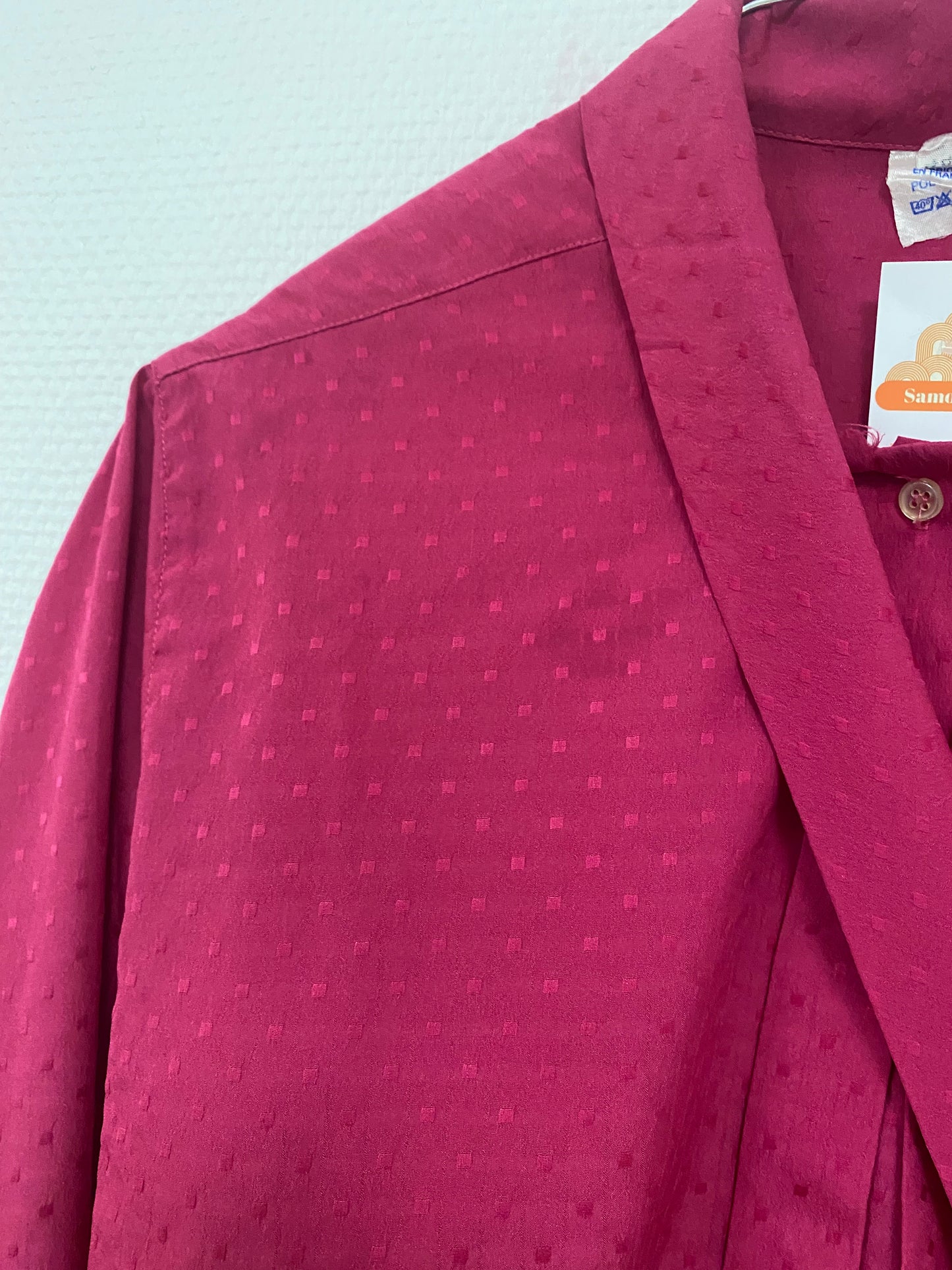 Chemise à motif 80s