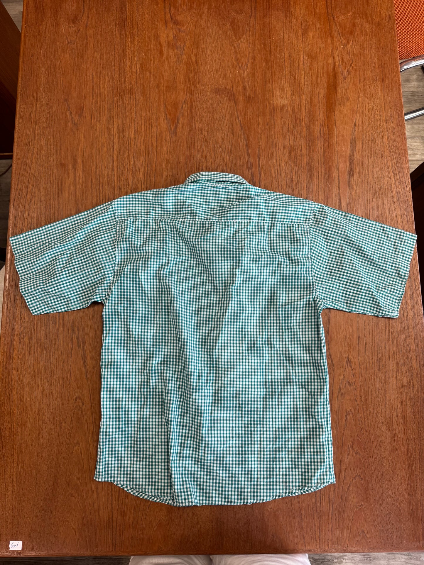 Chemise vichy verte
