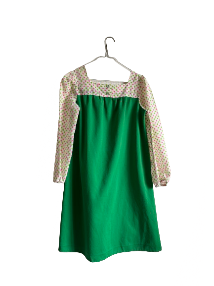 Robe verte 70s