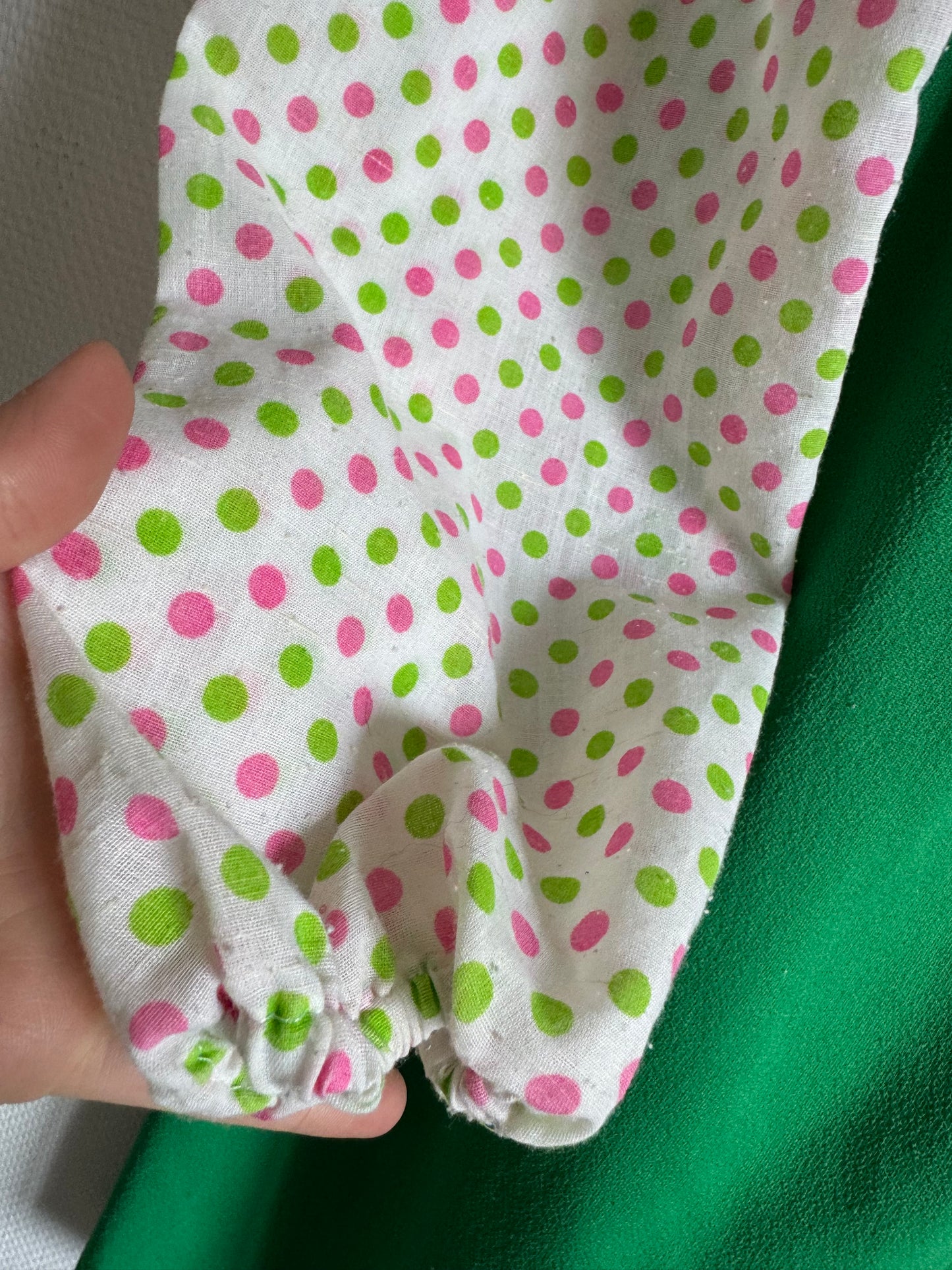 Robe verte 70s
