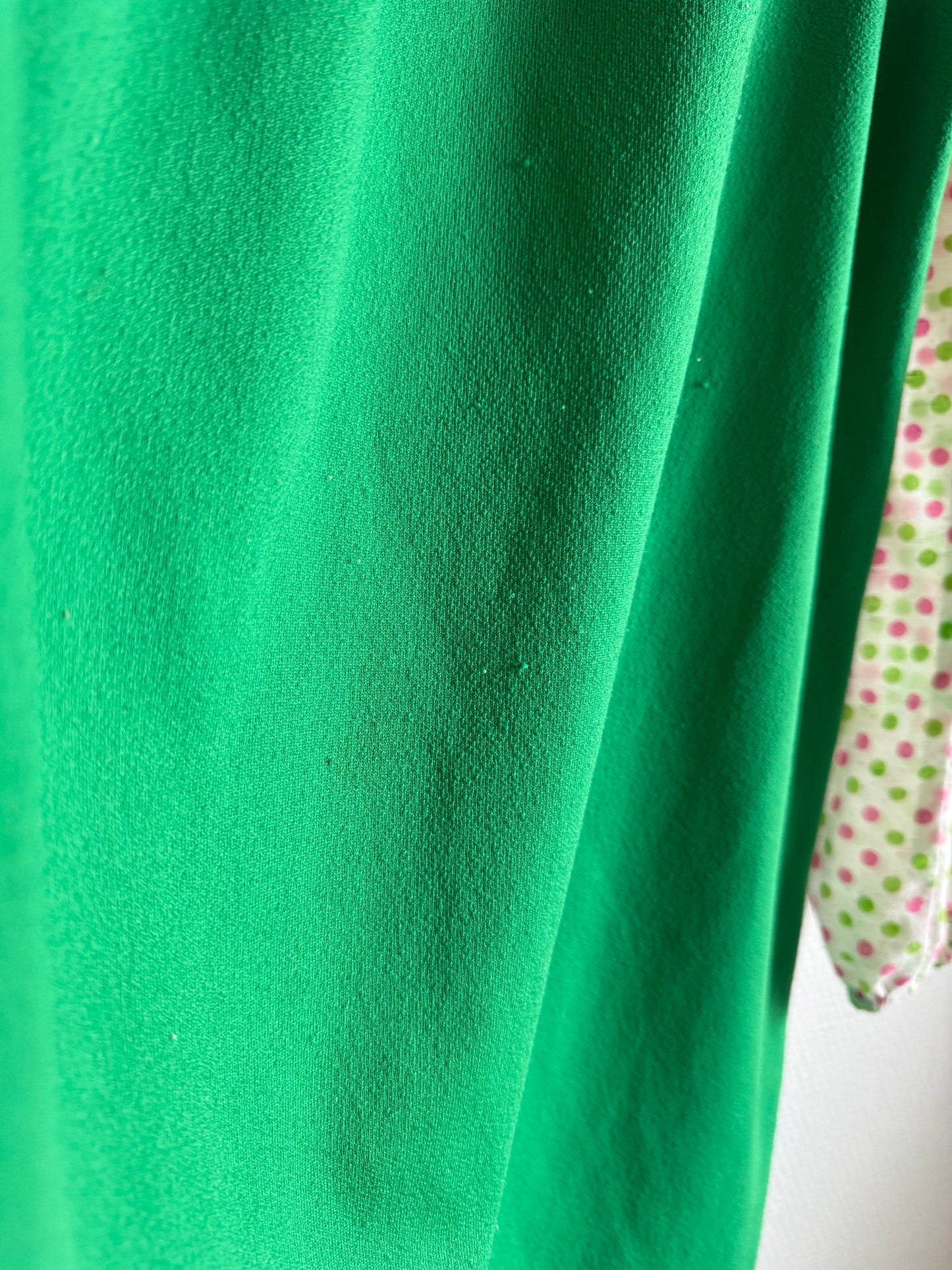 Robe verte 70s