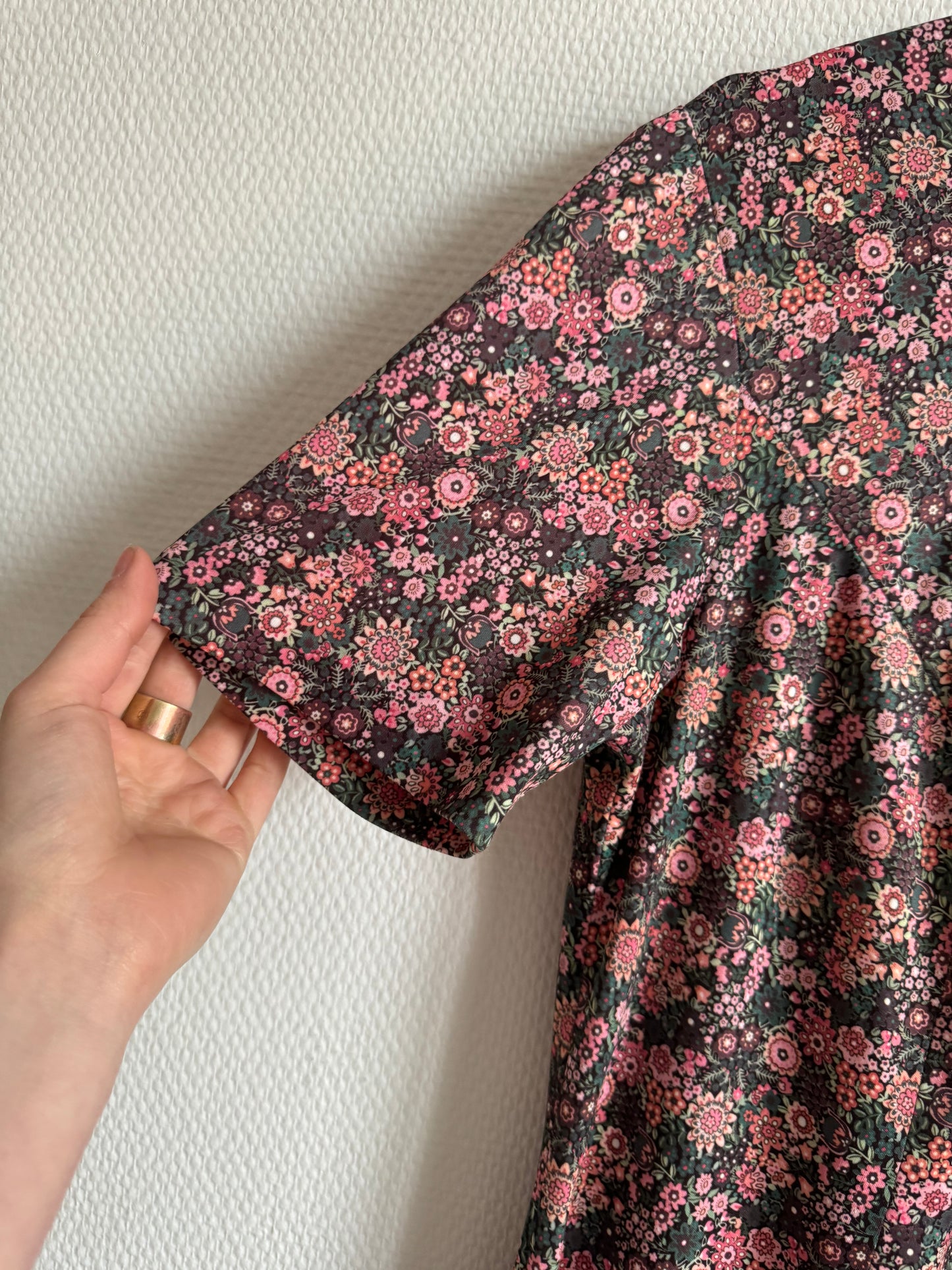 Robe à fleurs 70s