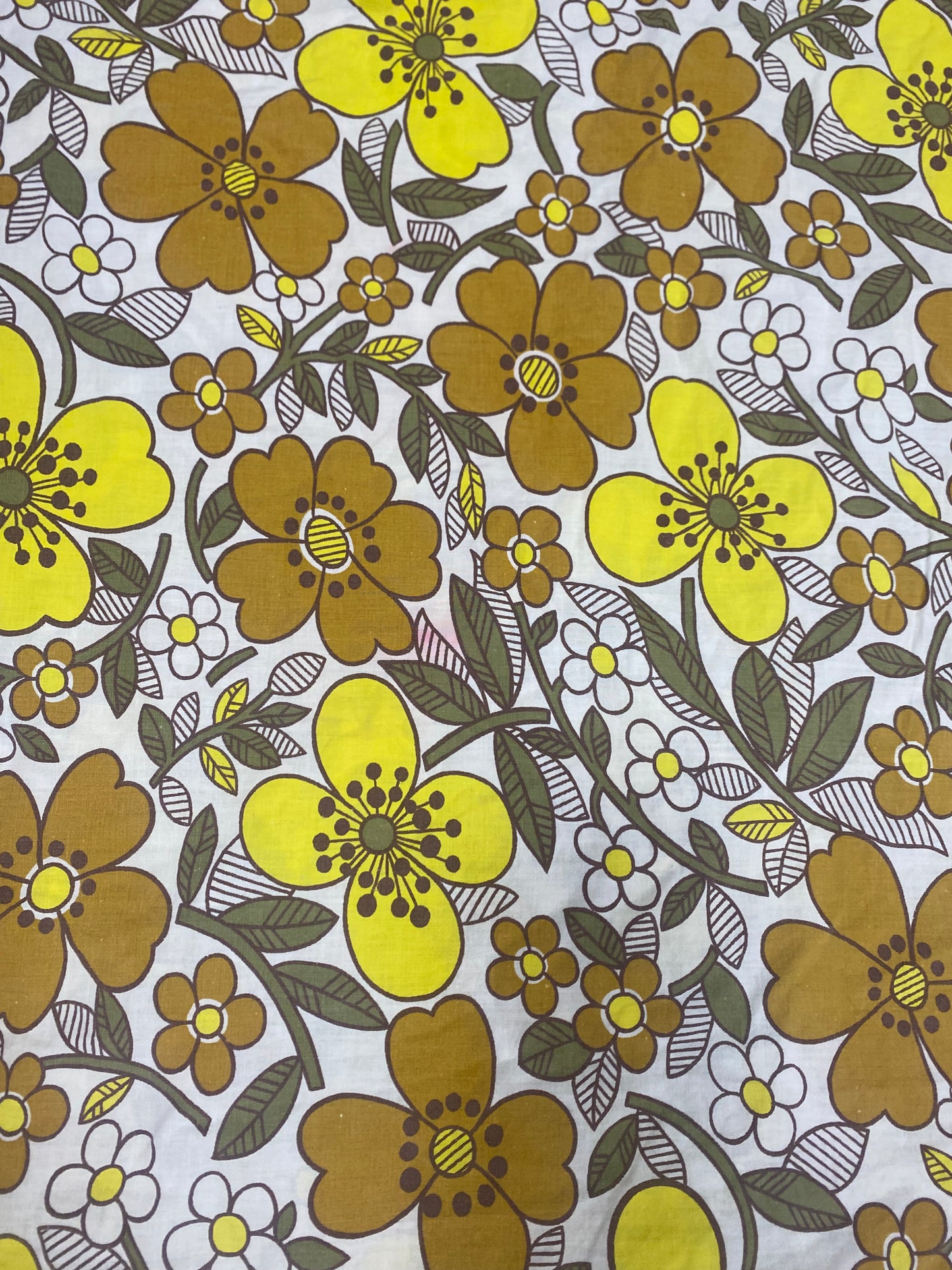 Drap à fleurs 70s