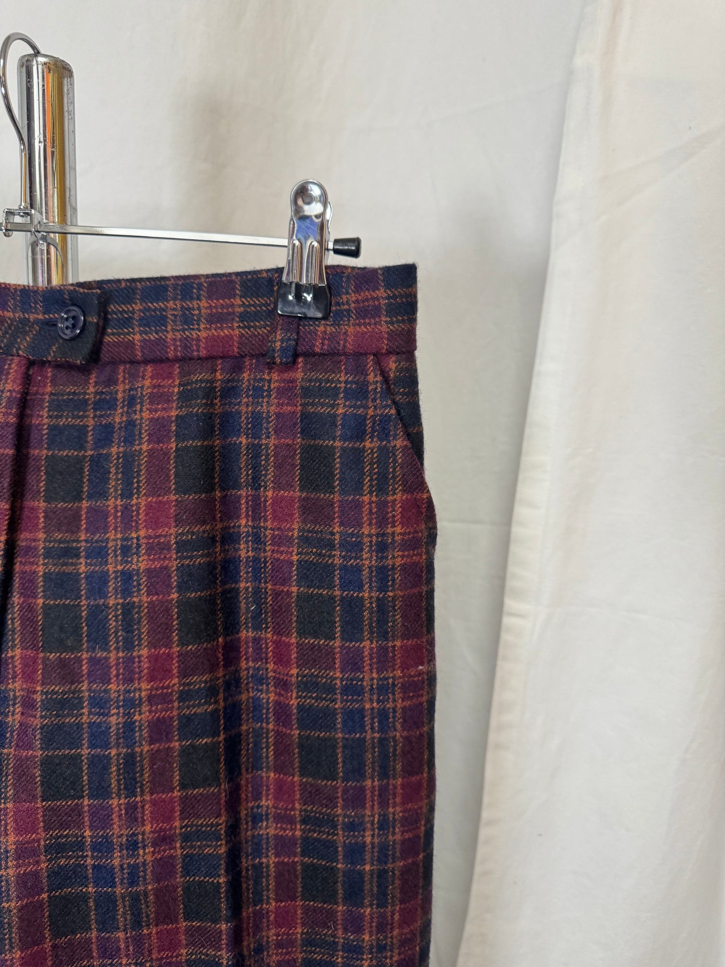 Pantalon à carreaux