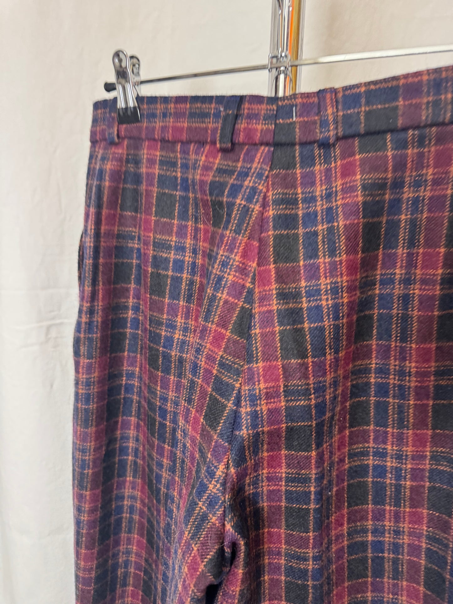 Pantalon à carreaux