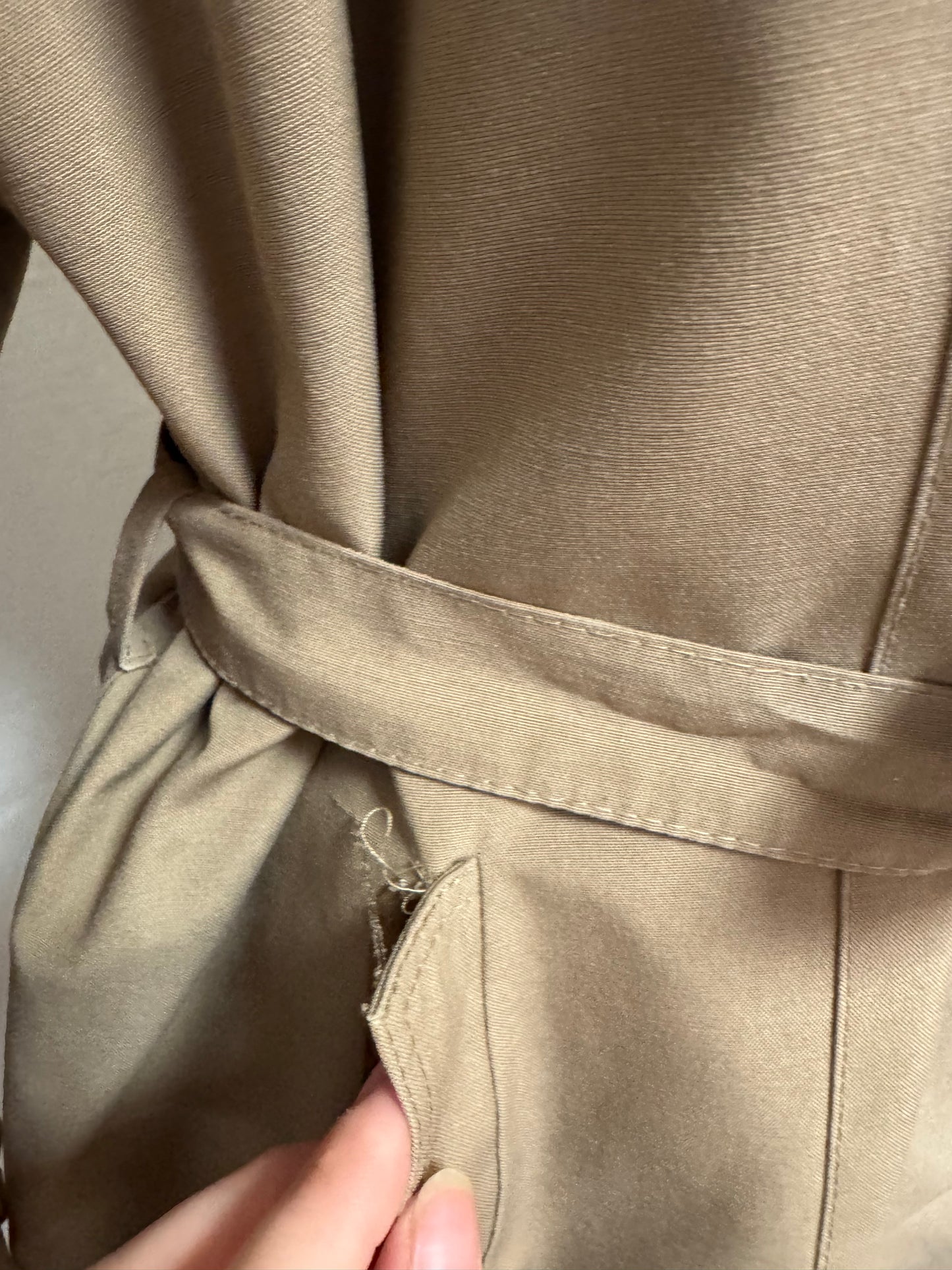 Trench long marron