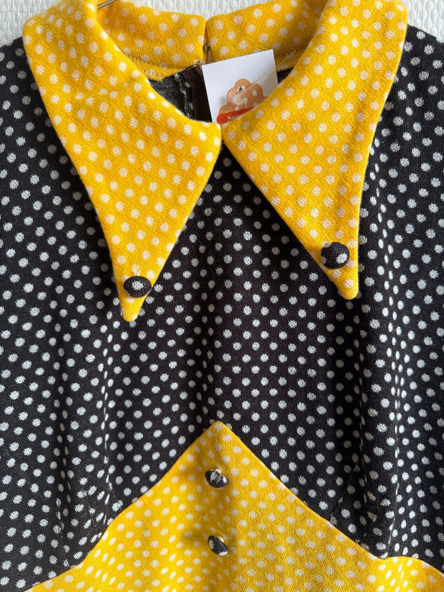 Robe à pois 70s